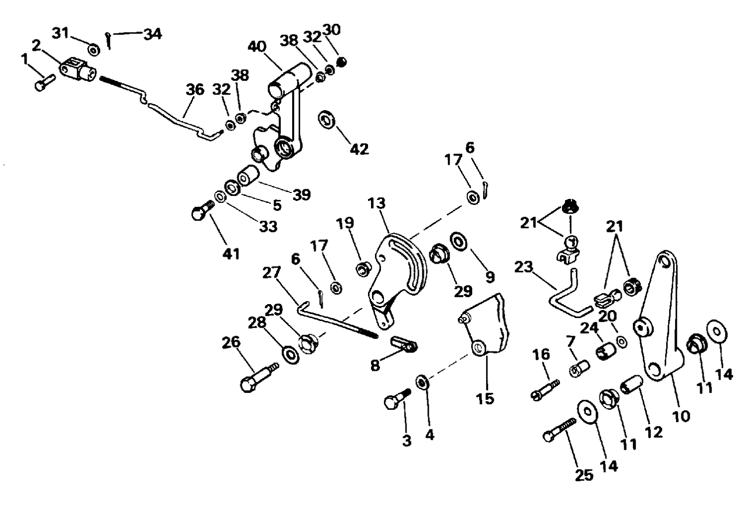 SHIFT & THROTTLE LINKAGE