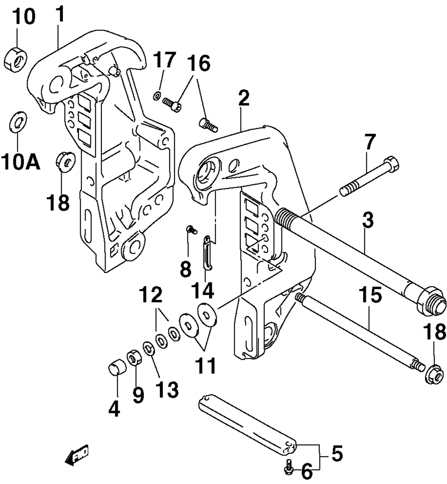 STERN BRACKET