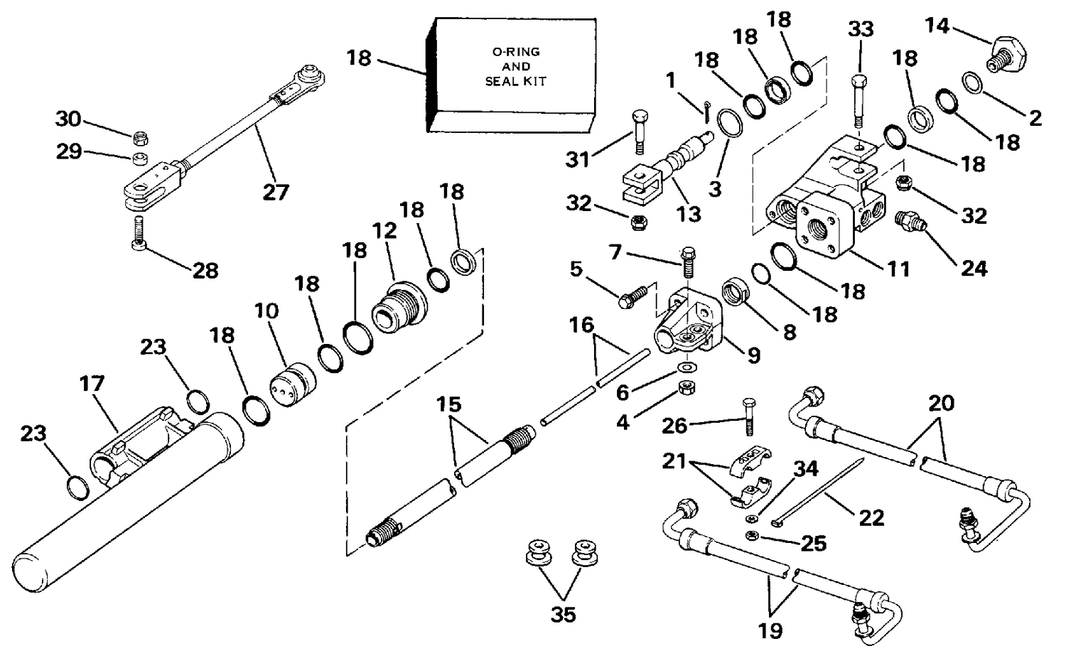STEERING CYLINDER KIT