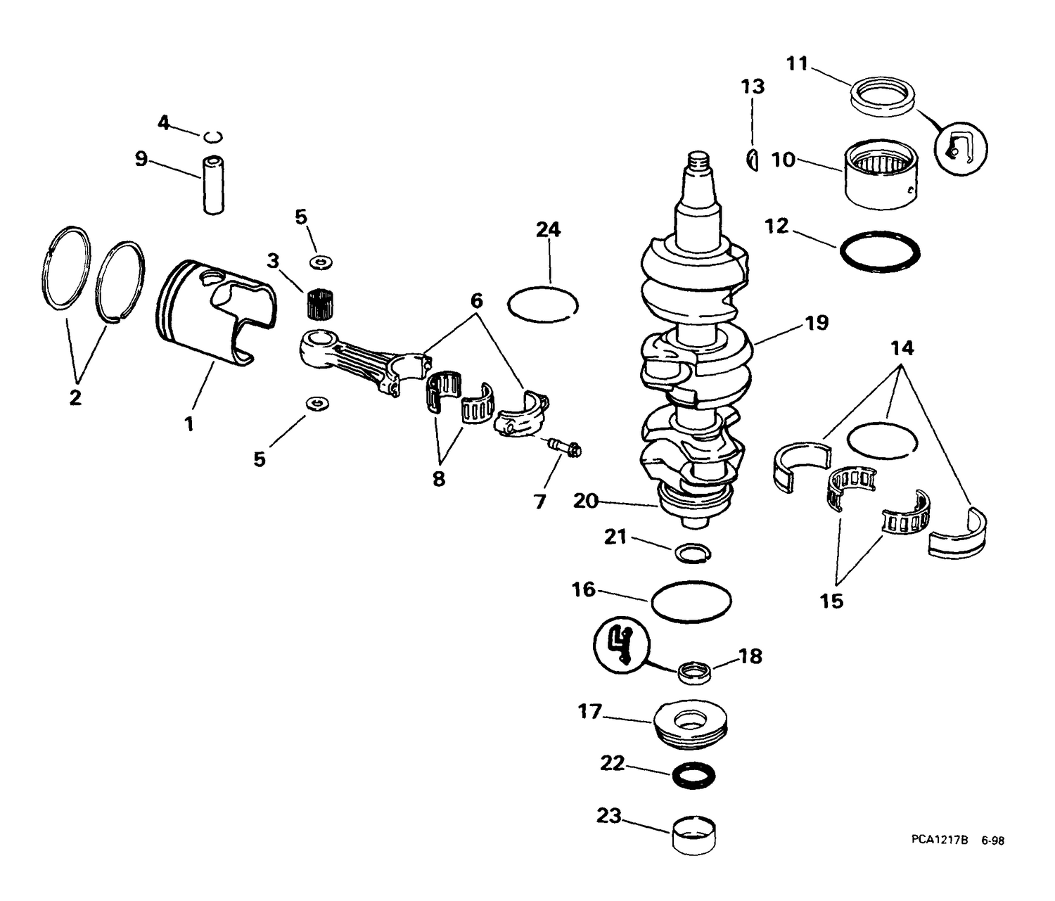 CRANKSHAFT & PISTON