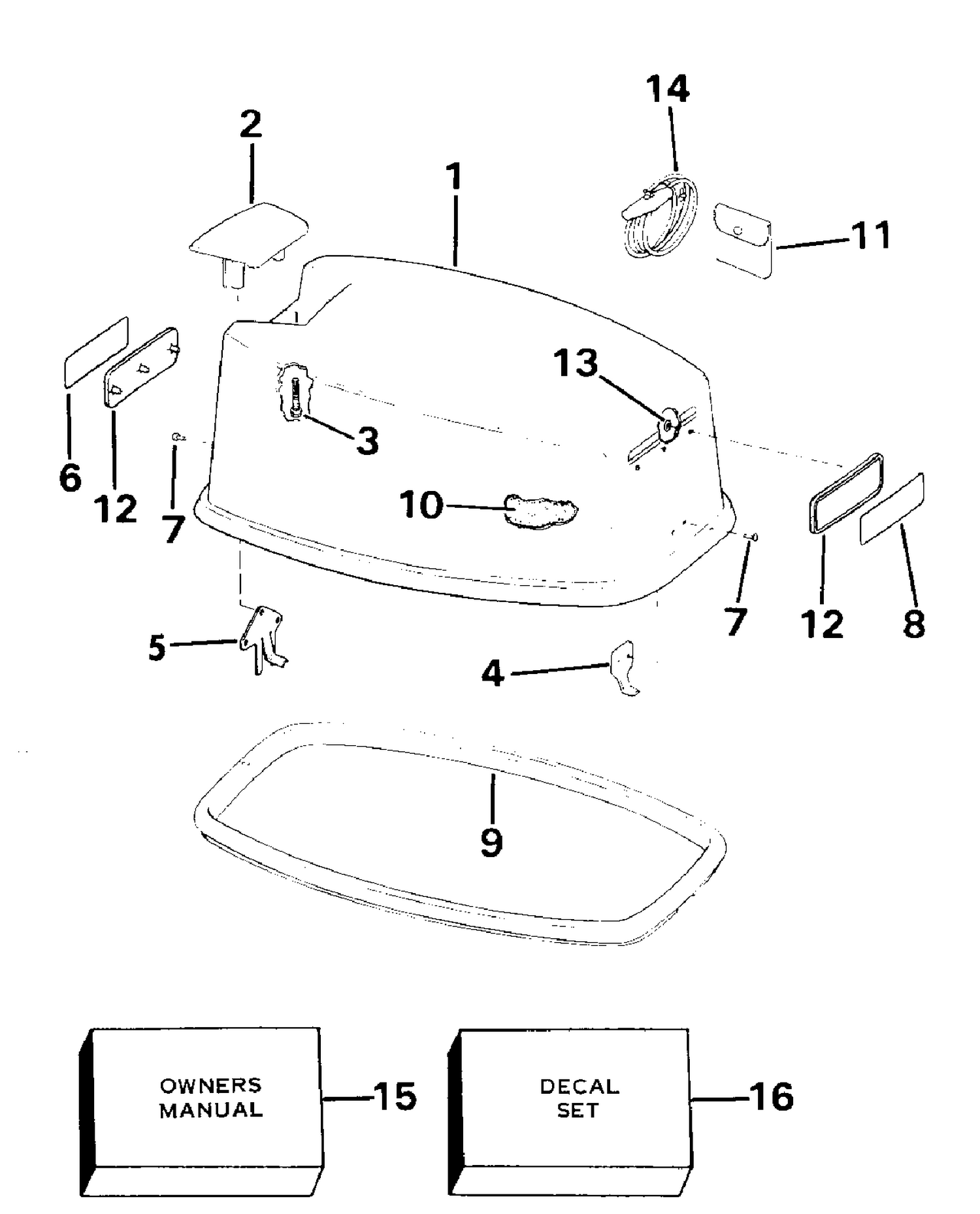 ENGINE COVER - JOHNSON