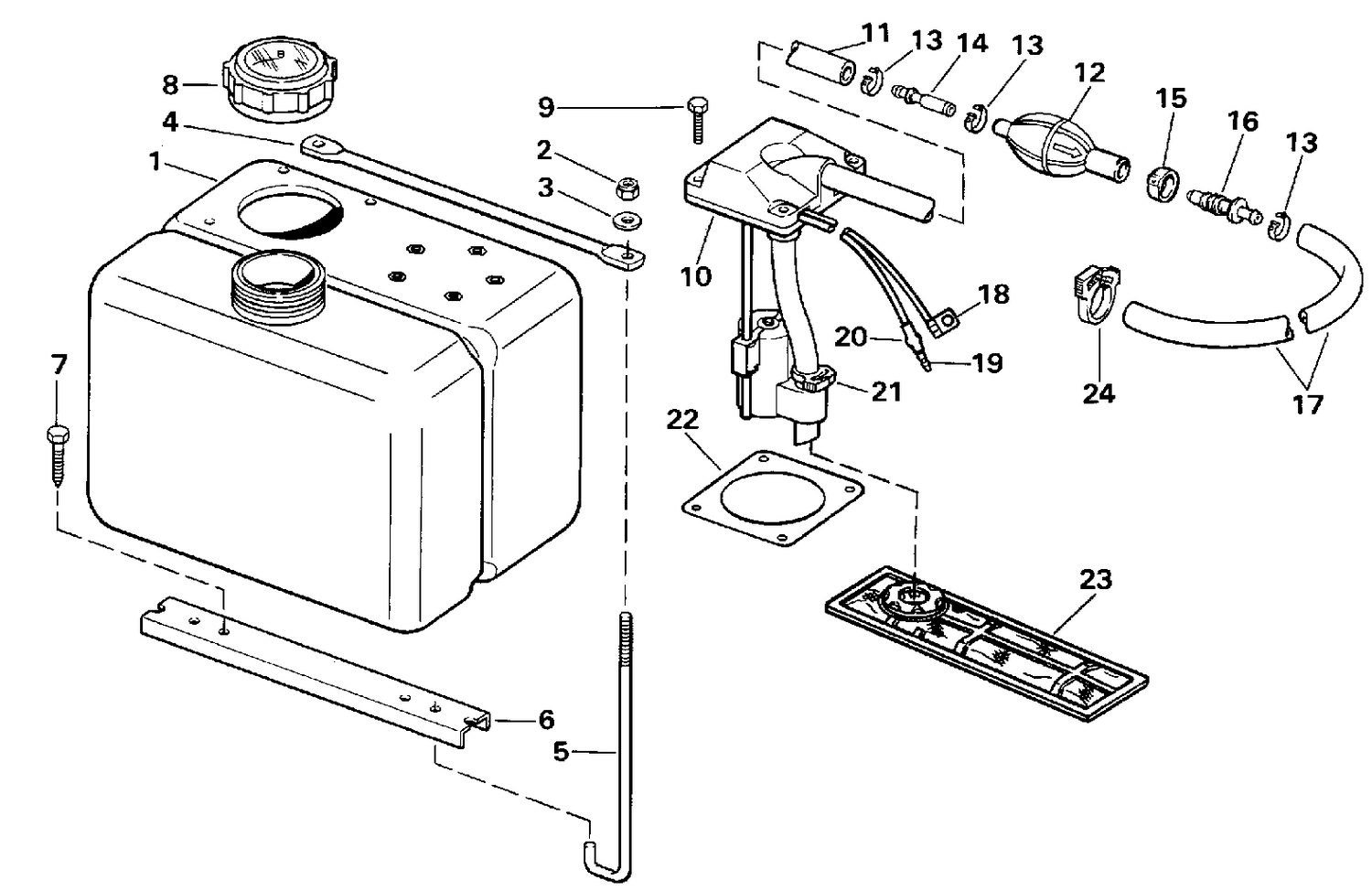 VRO OIL TANK KIT-1.8 GALLON