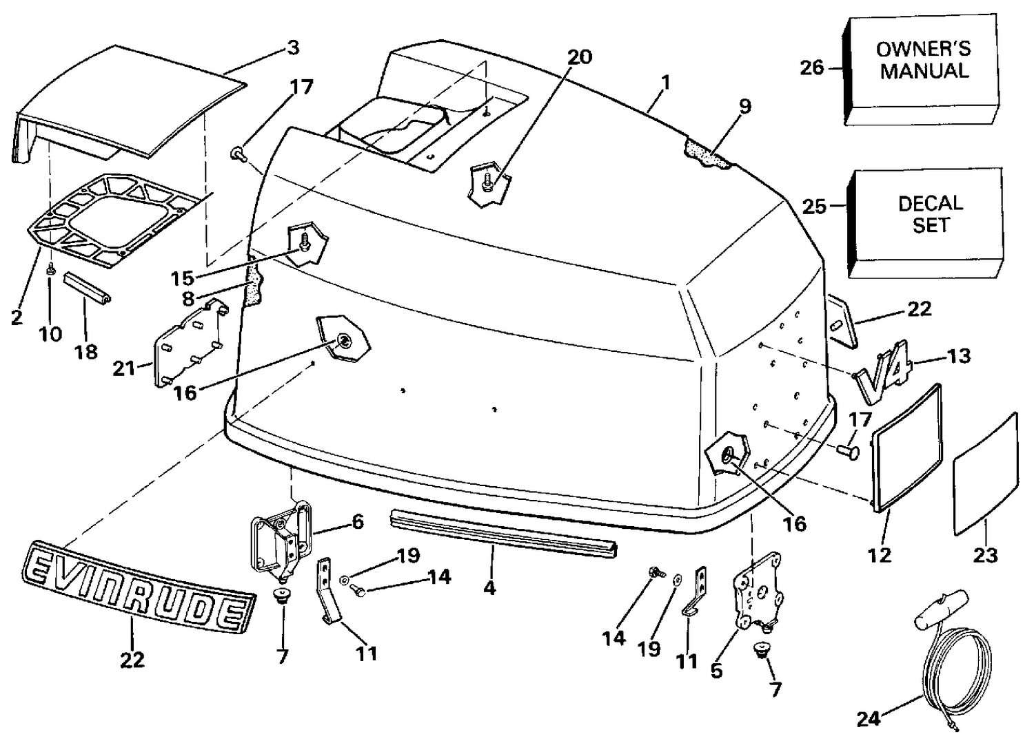 ENGINE COVER - EVINRUDE