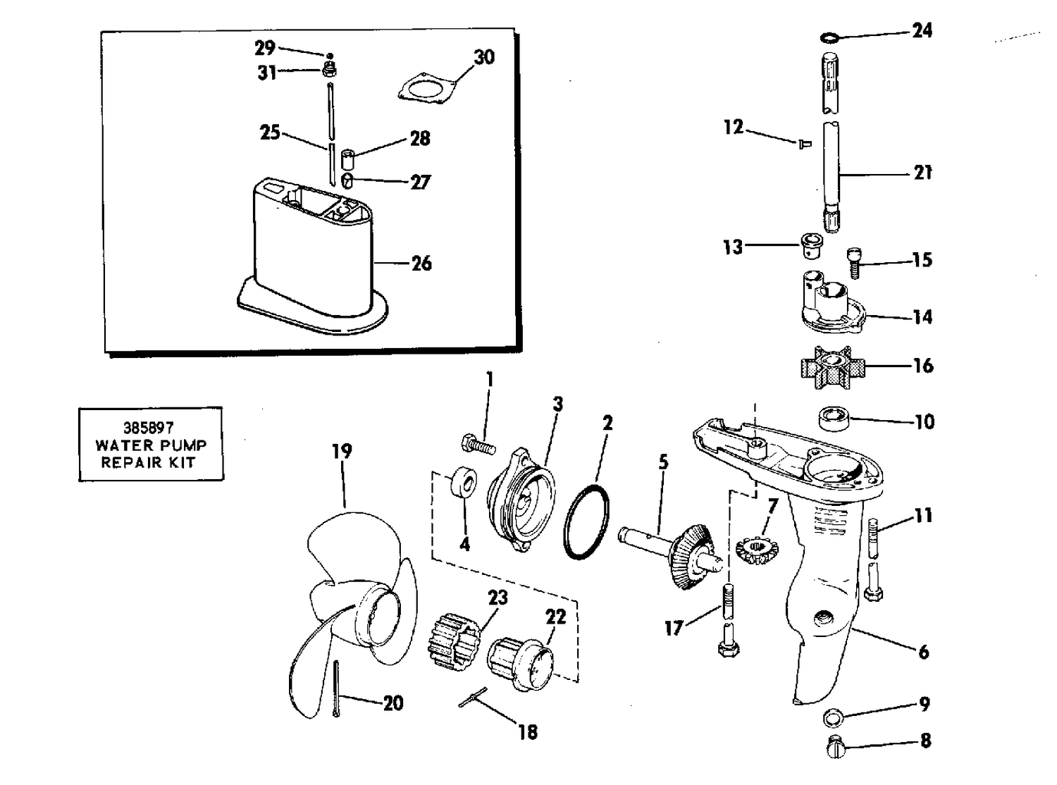 GEARCASE - STANDARD DRIVE