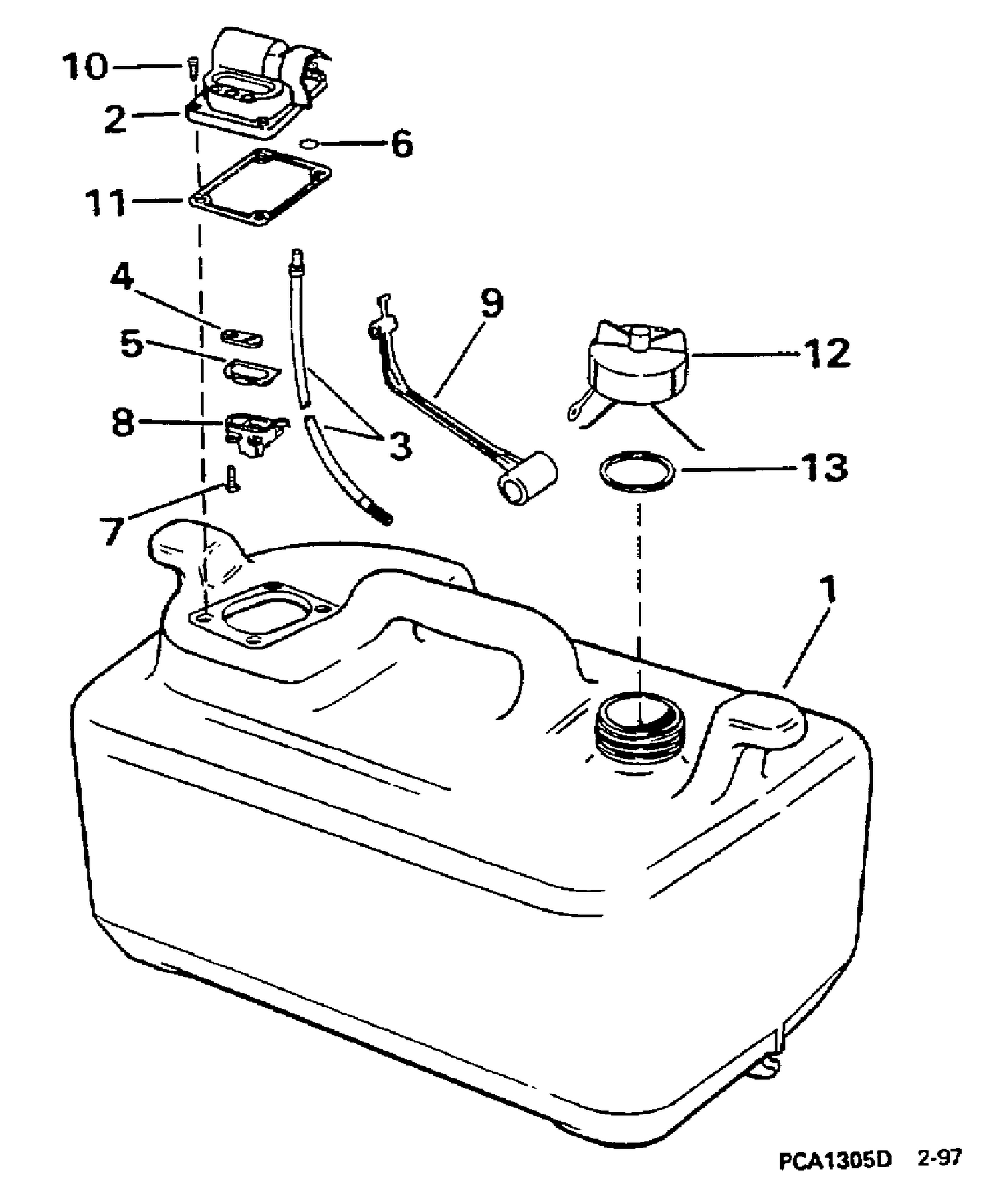 FUEL TANK - 6 GALLON