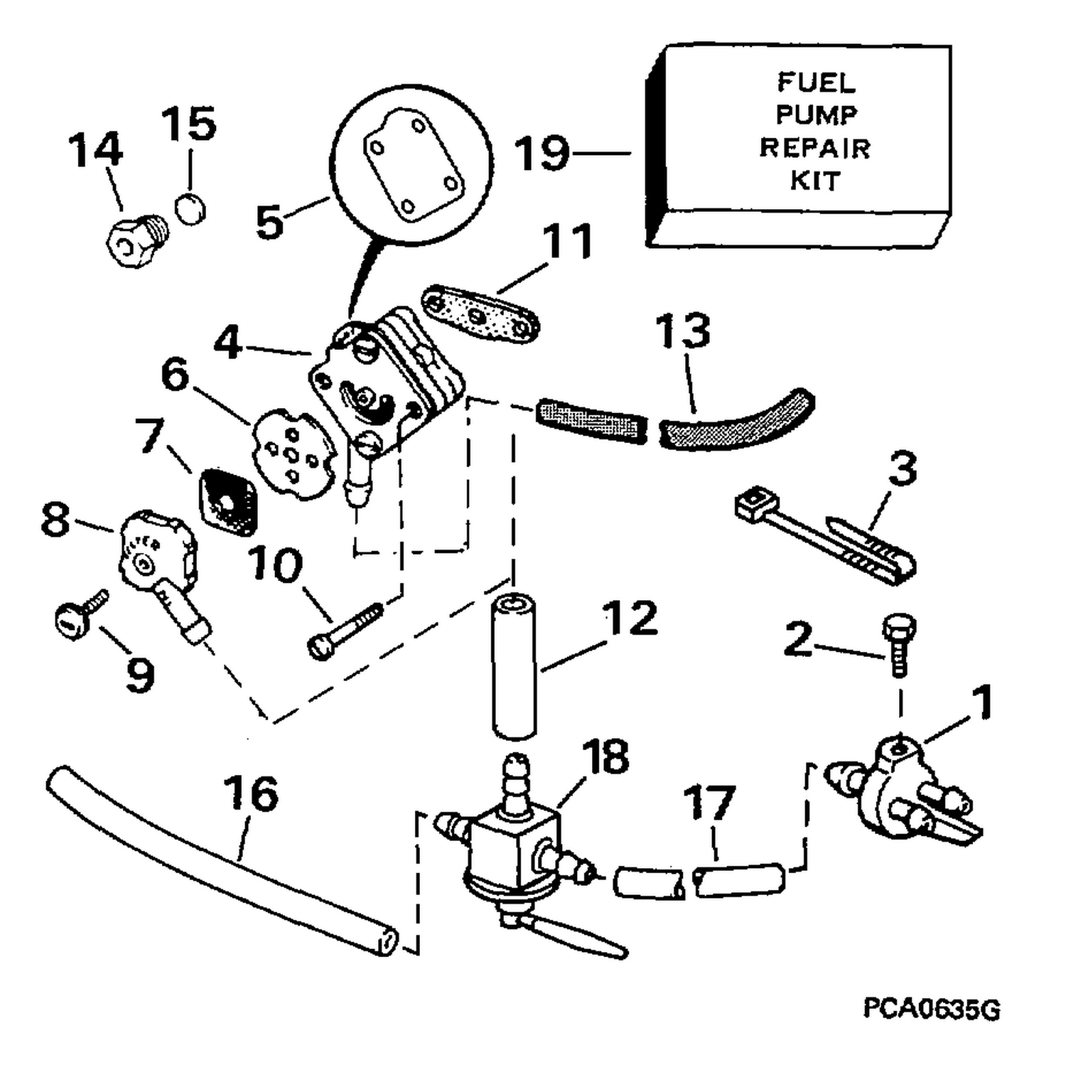 FUEL PUMP KIT - 3 & 4 MODELS ONLY