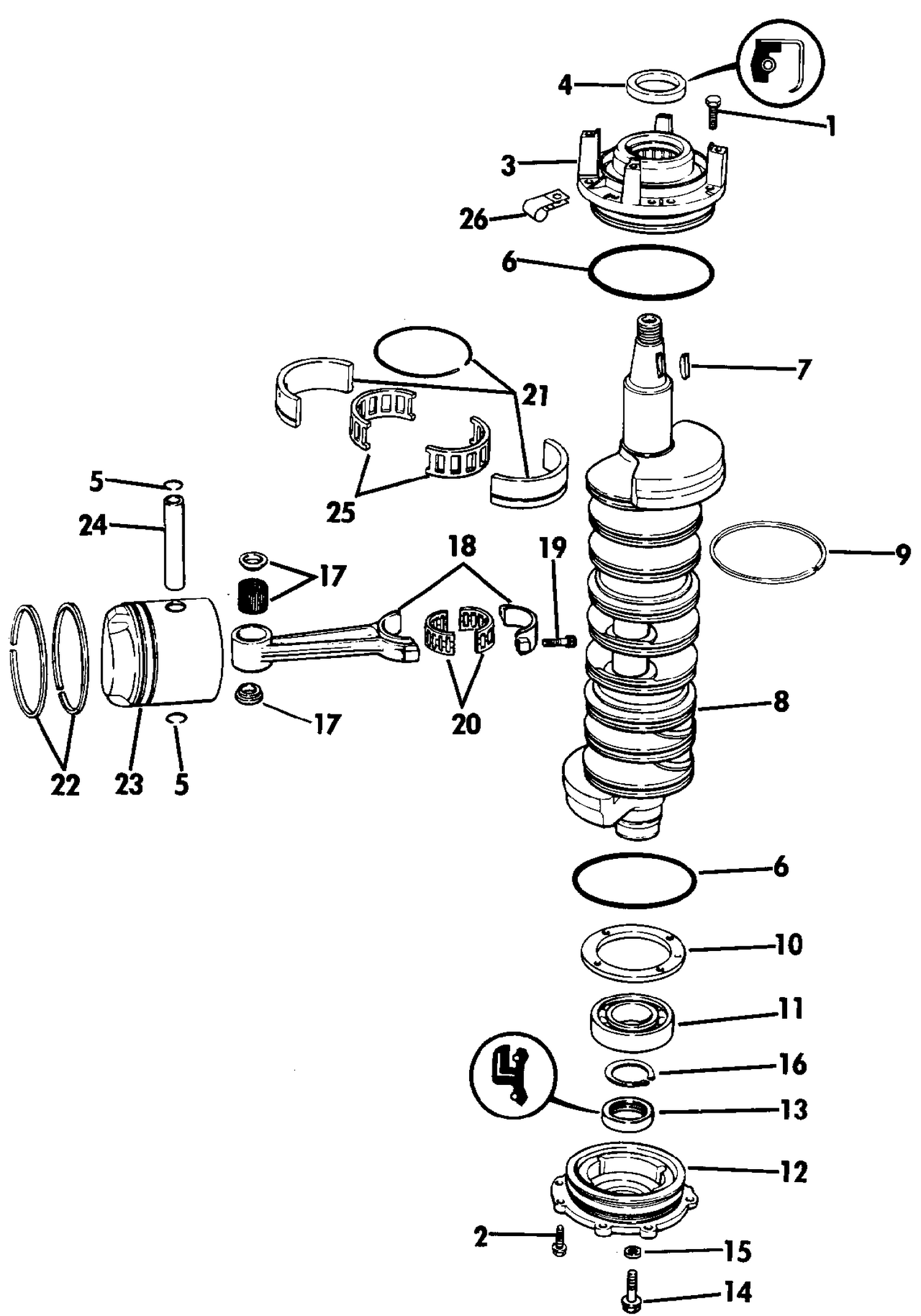 CRANKSHAFT & PISTON