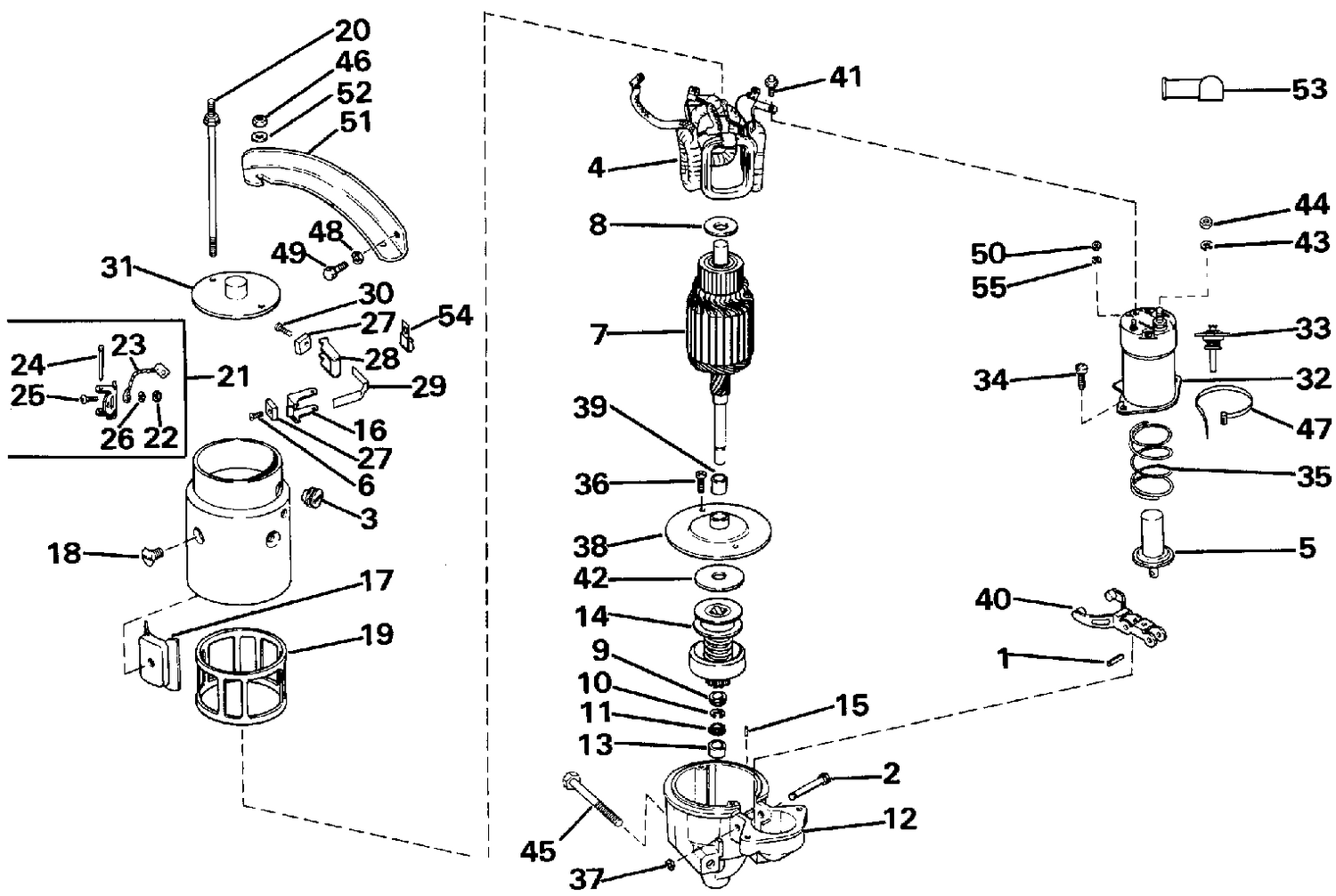 STARTER MOTOR MODELS WITH "KW" & "KWB" SUFFIX ONLY