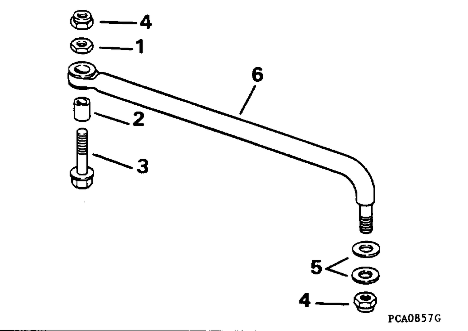 STEERING LINK KIT (W/O POWER TRIM & TILT)