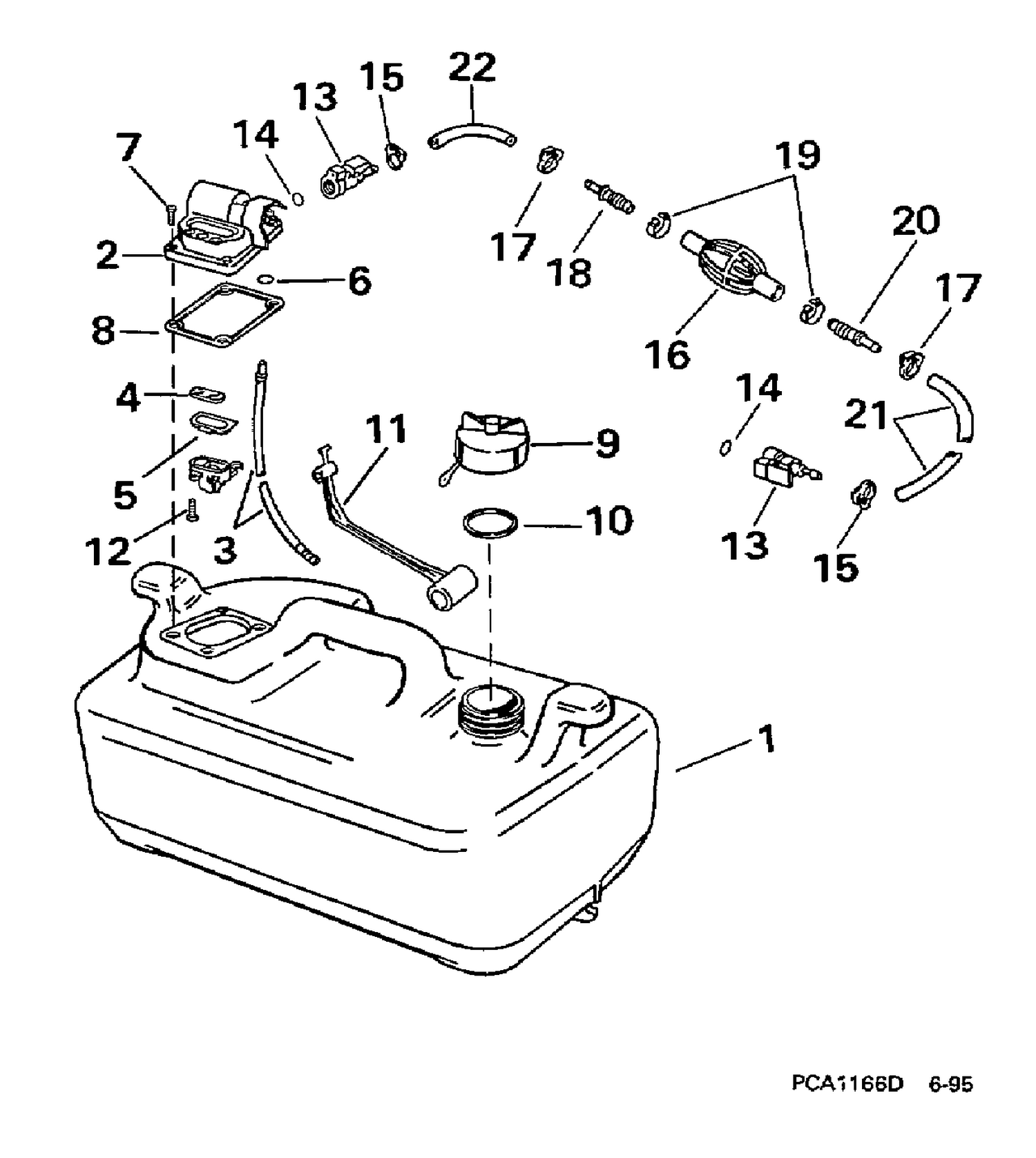 FUEL TANK - 3 GALLON