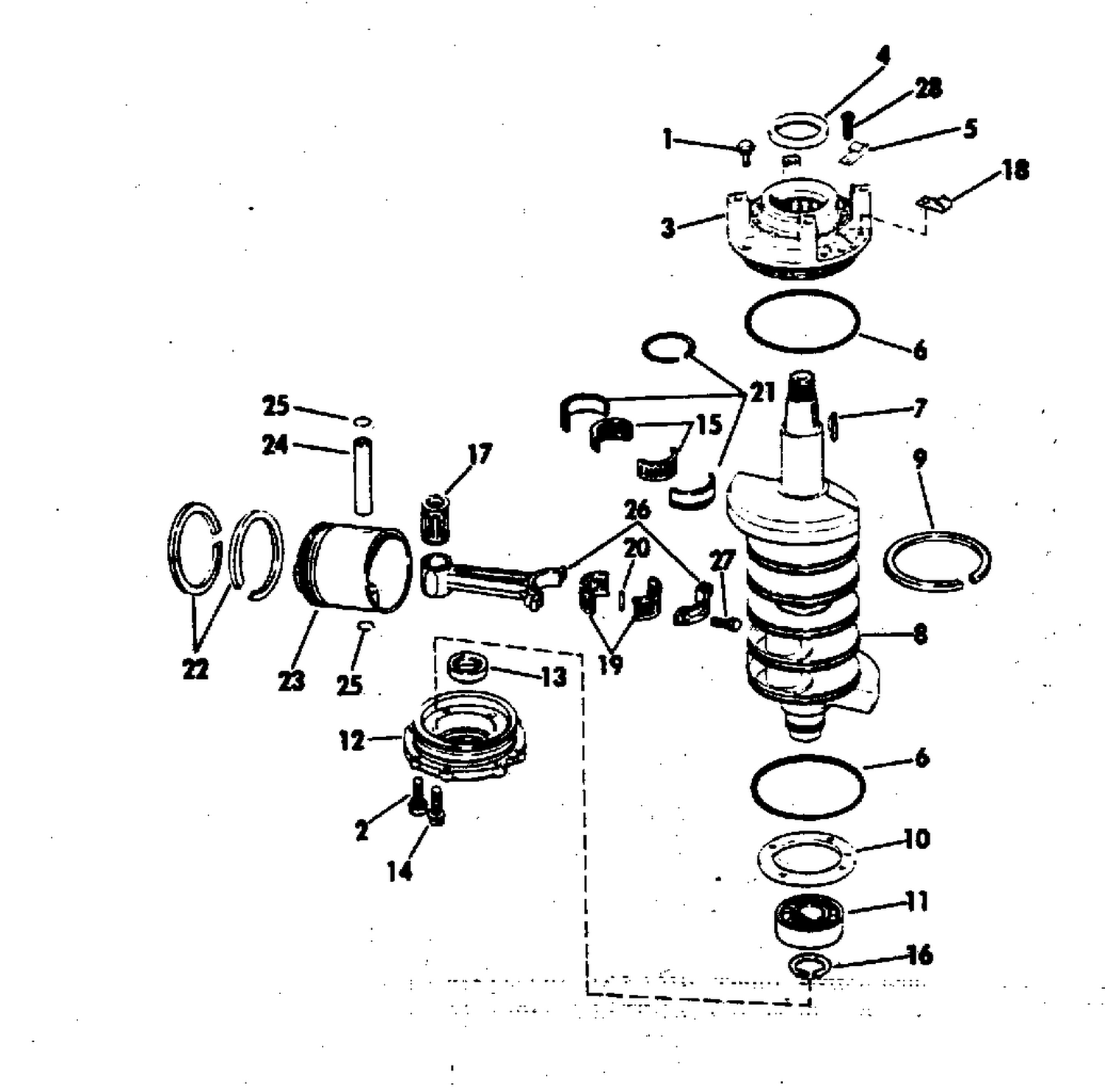 CRANKSHAFT & PISTON