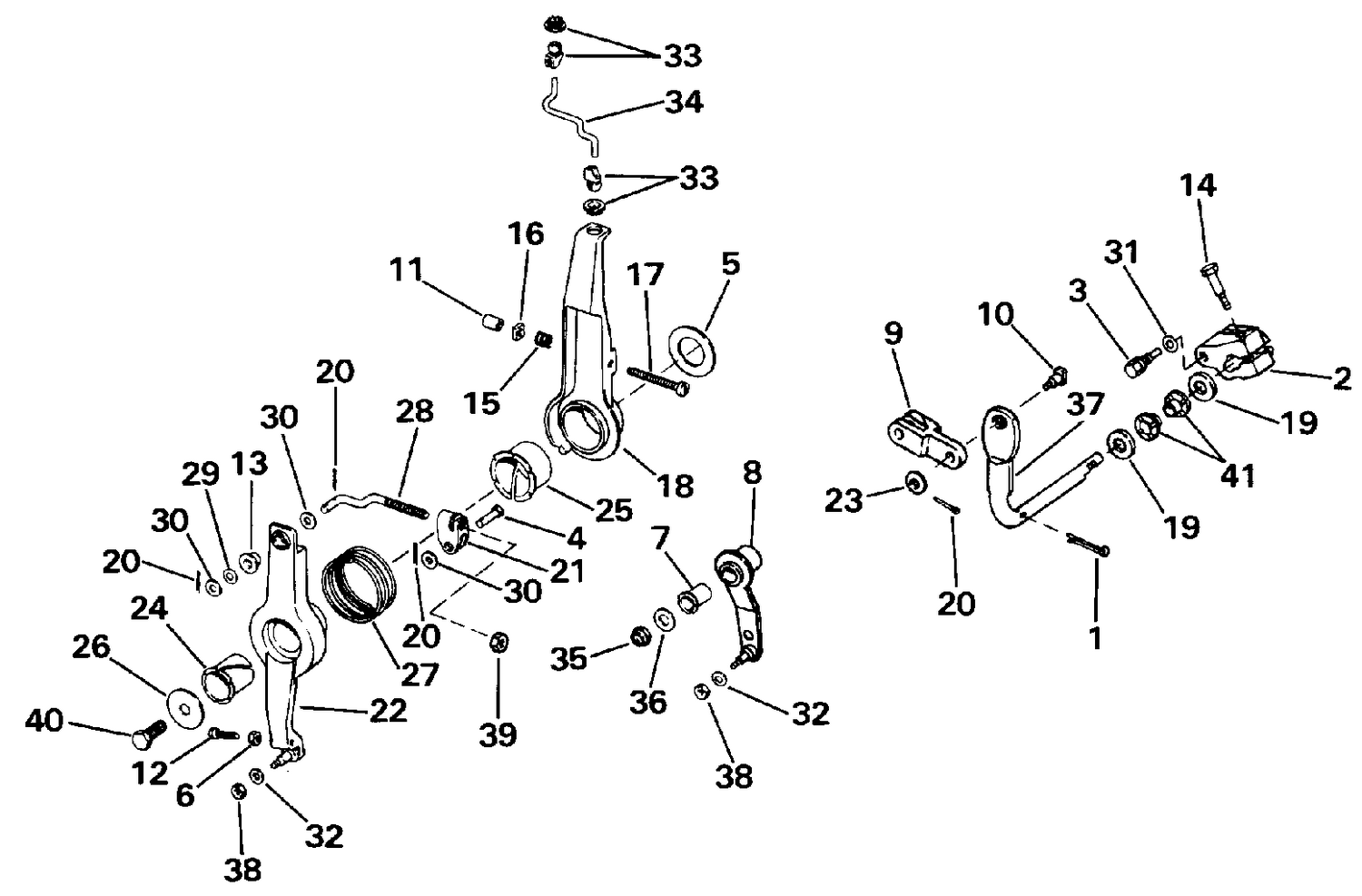 THROTTLE & SHIFT LINKAGE