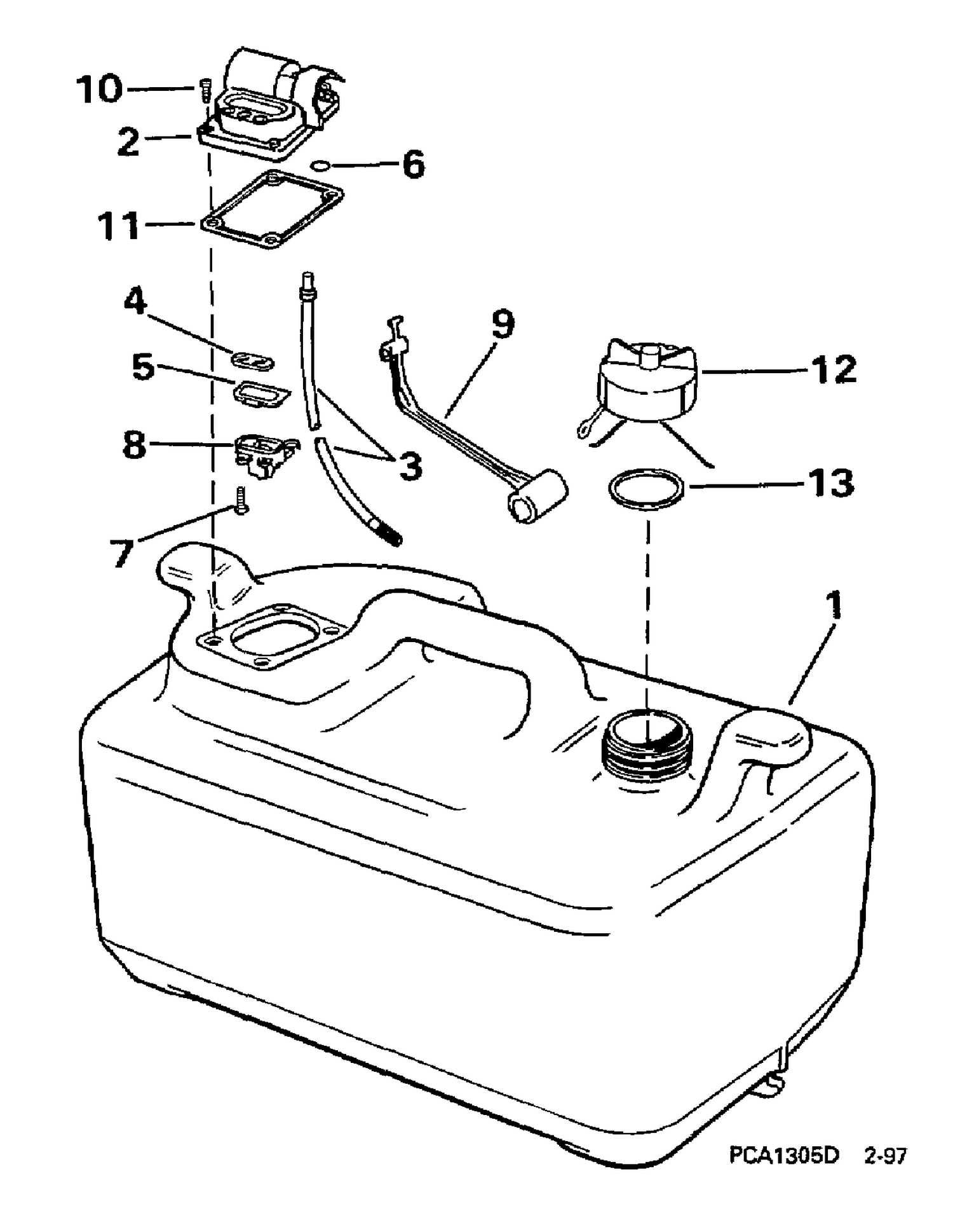 FUEL TANK - 6 GALLON