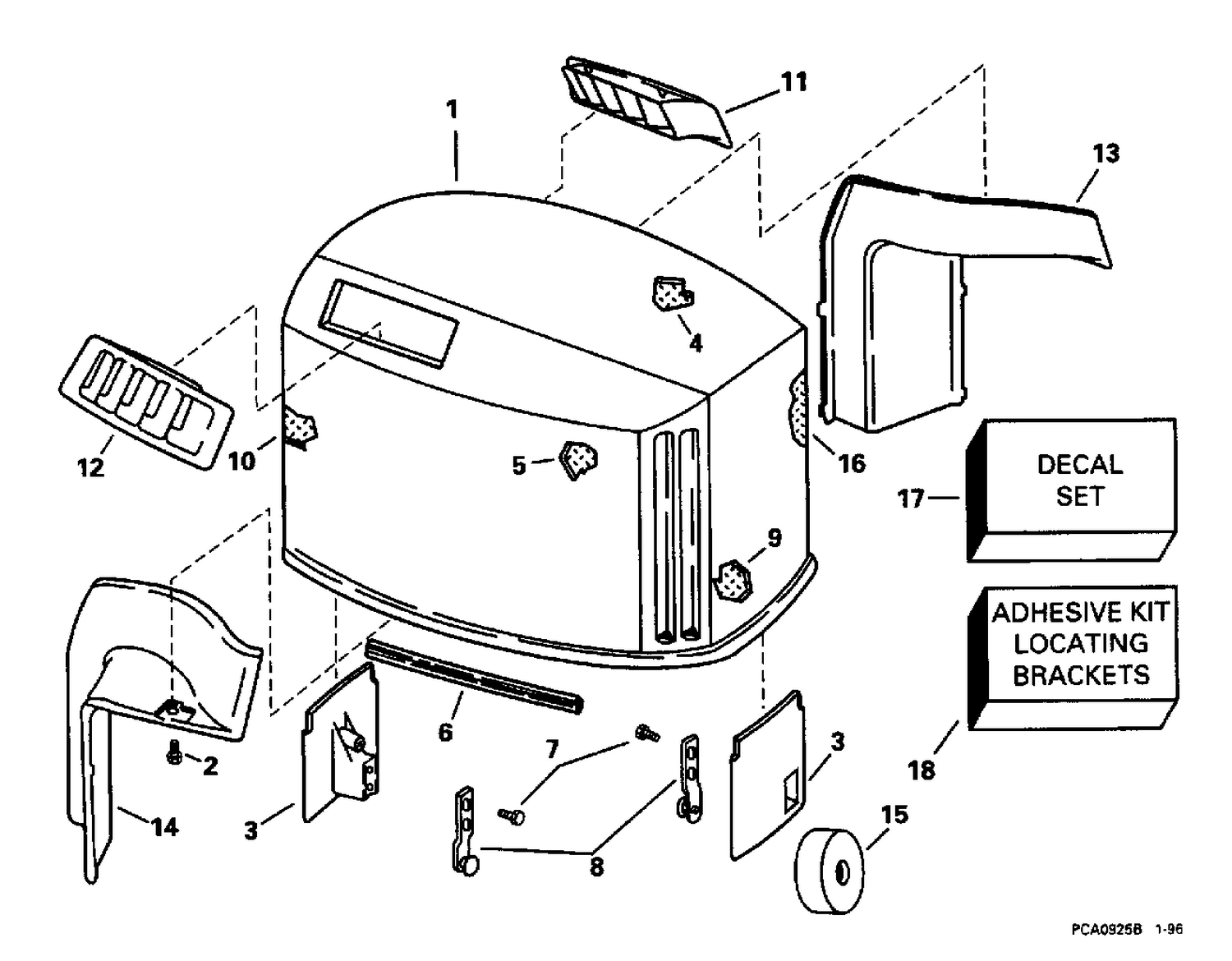 ENGINE COVER - EVINRUDE