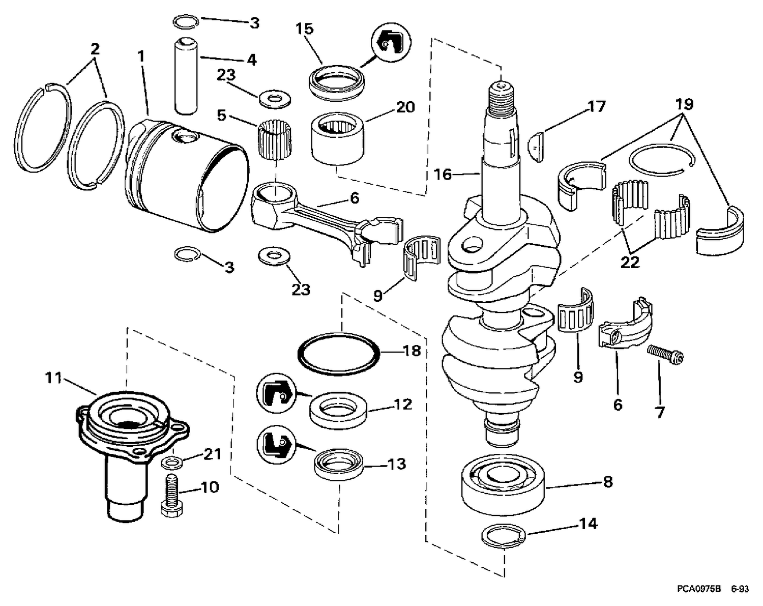 CRANKSHAFT & PISTON