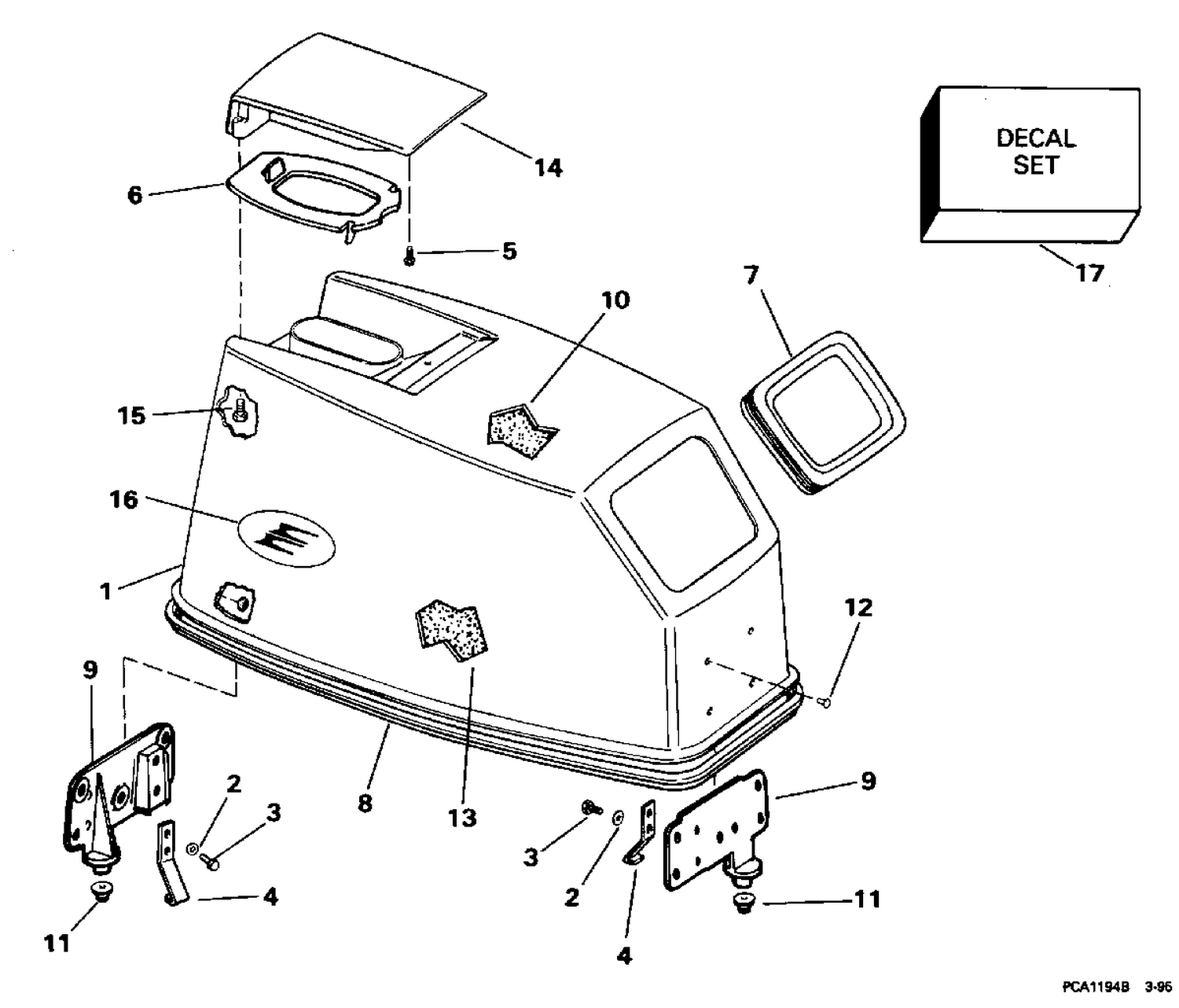 ENGINE COVER - EVINRUDE