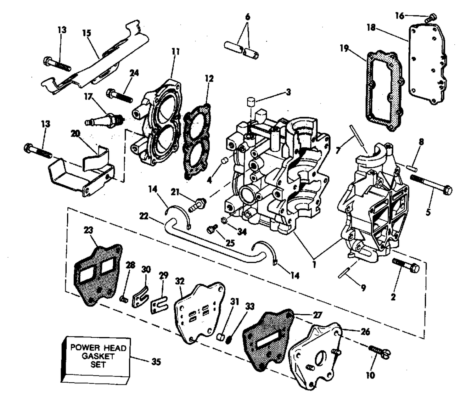 CYLINDER & CRANKCASE-4.5 & INTAKE MANIFOLD