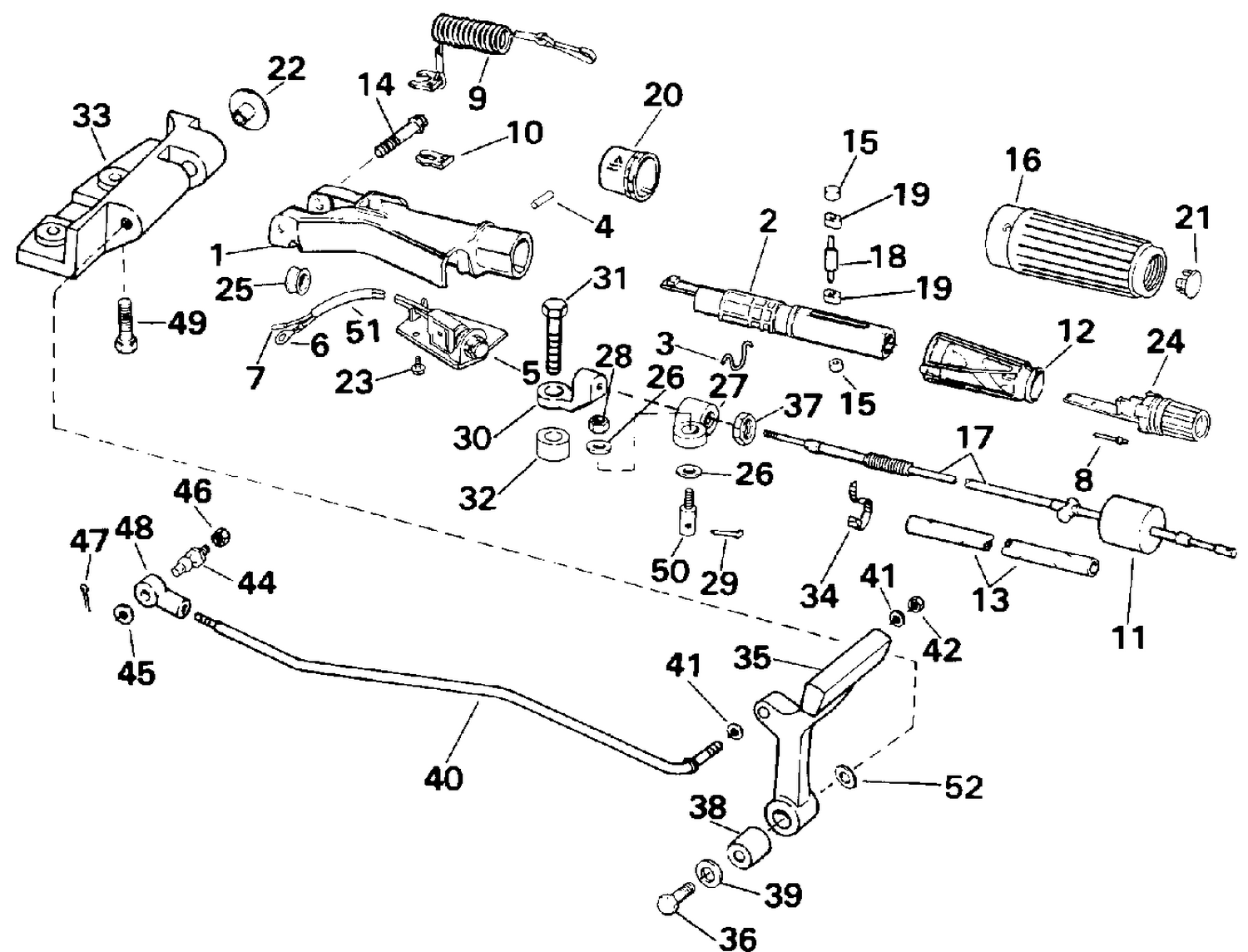STEERING AND SHIFT HANDLE
