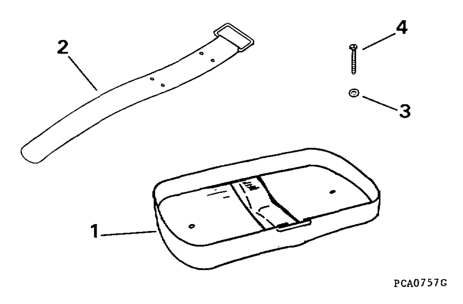 FUEL TANK TRAY KIT