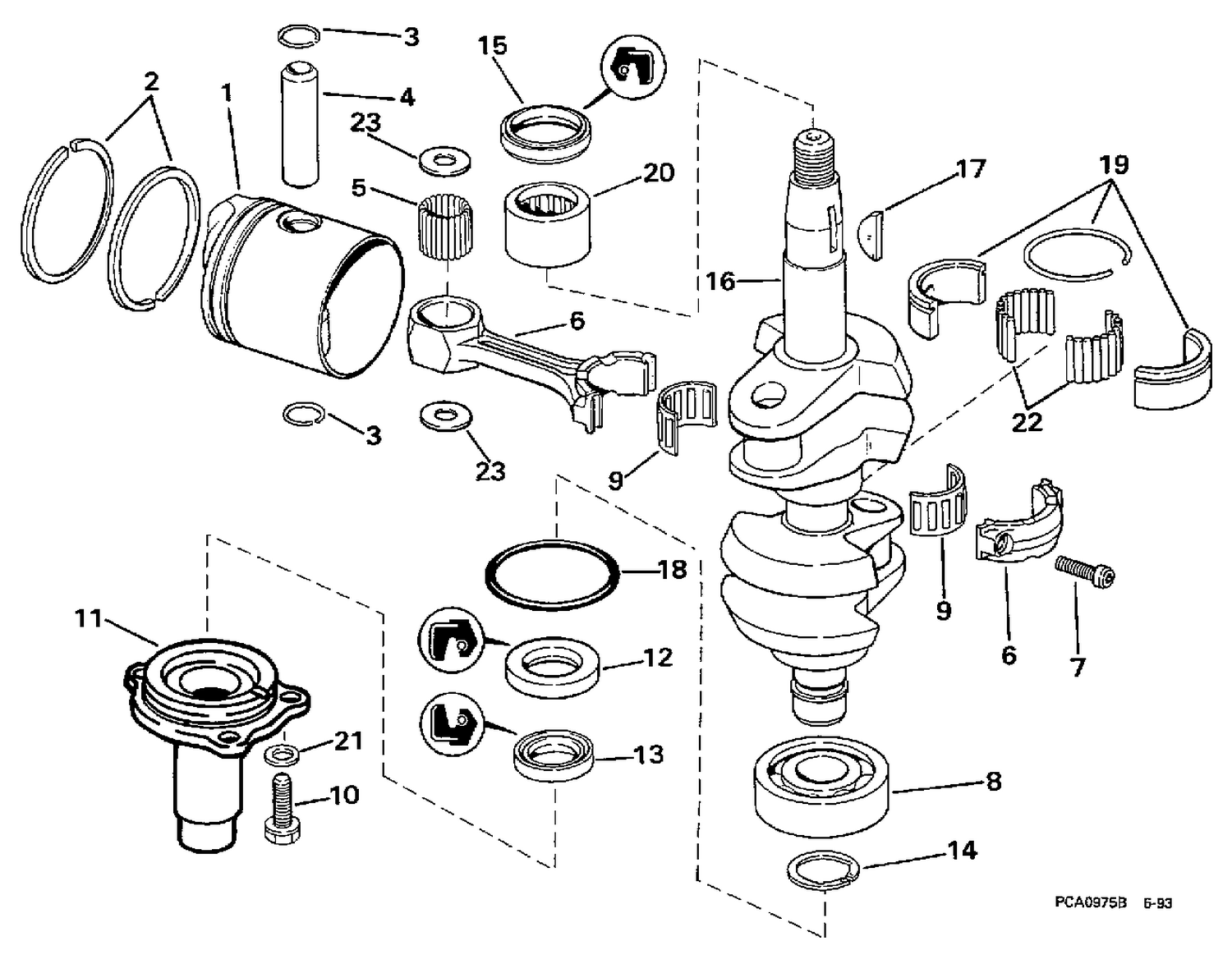 CRANKSHAFT & PISTON