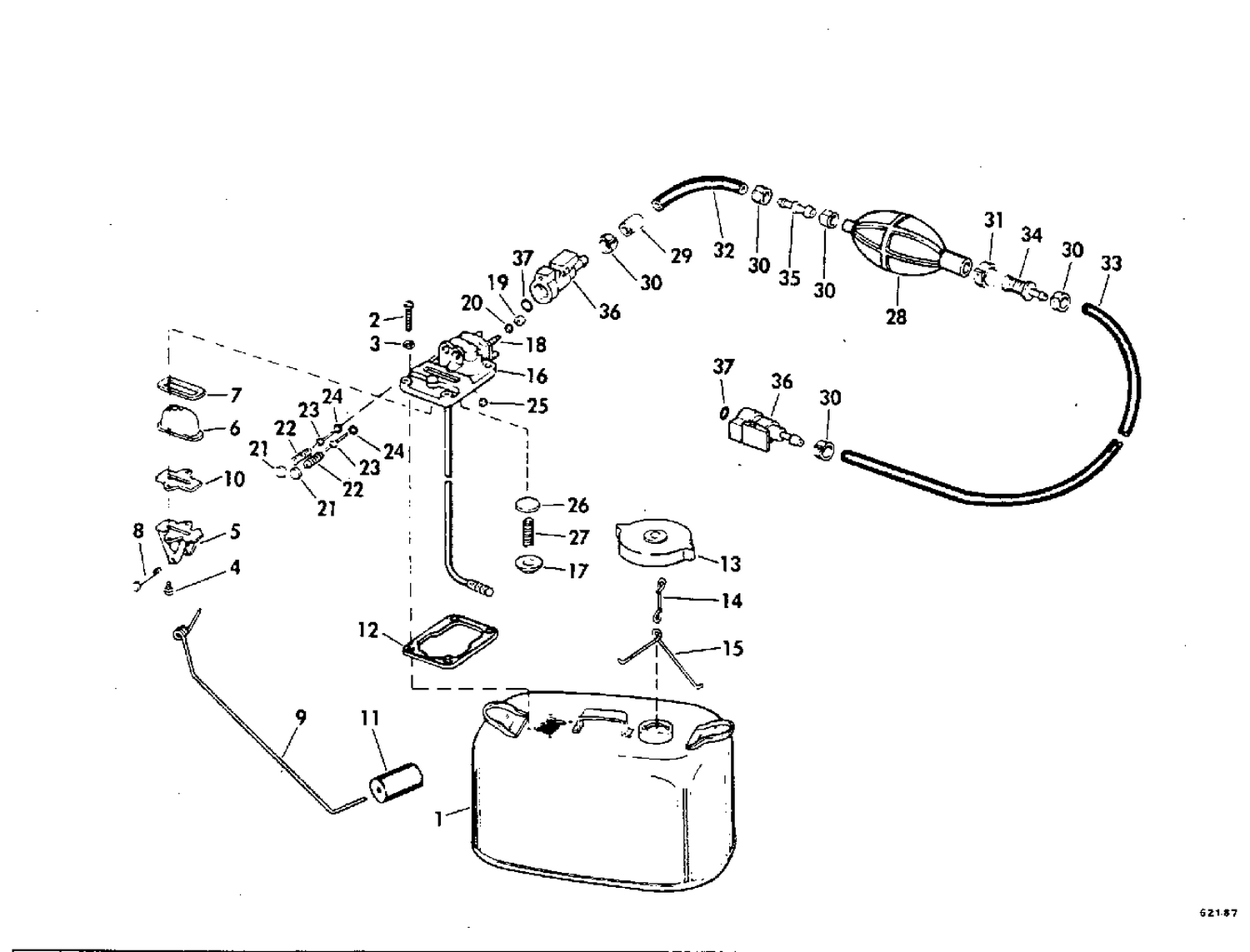 FUEL TANK-6 GALLON