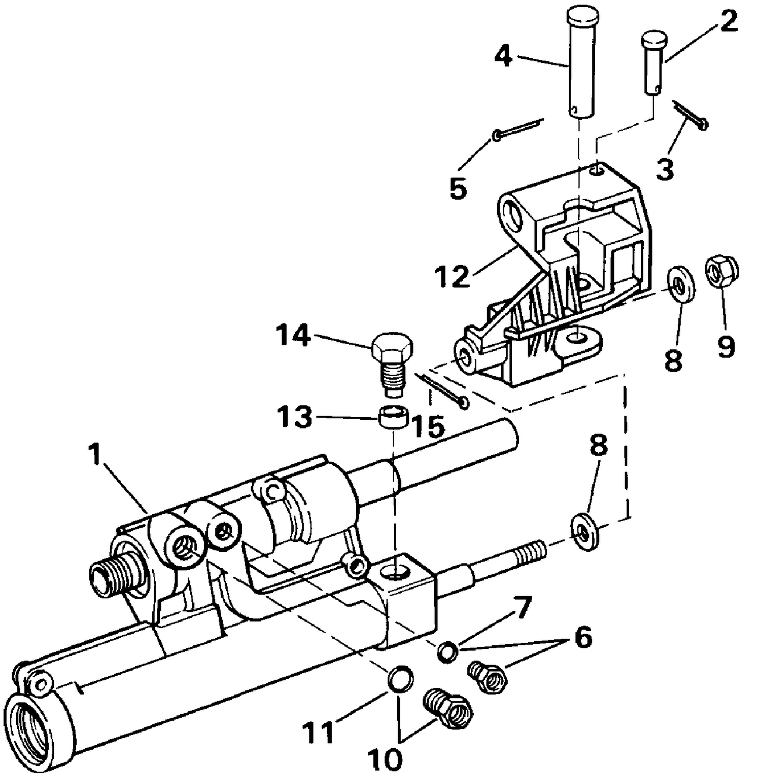POWER STEERING CYLINDER