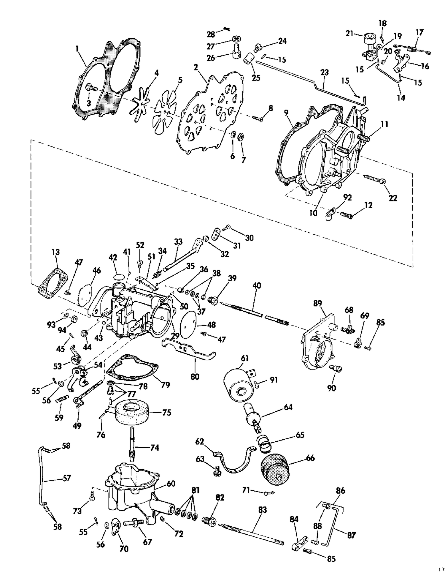 CARBURETOR GROUP ELECTRIC START