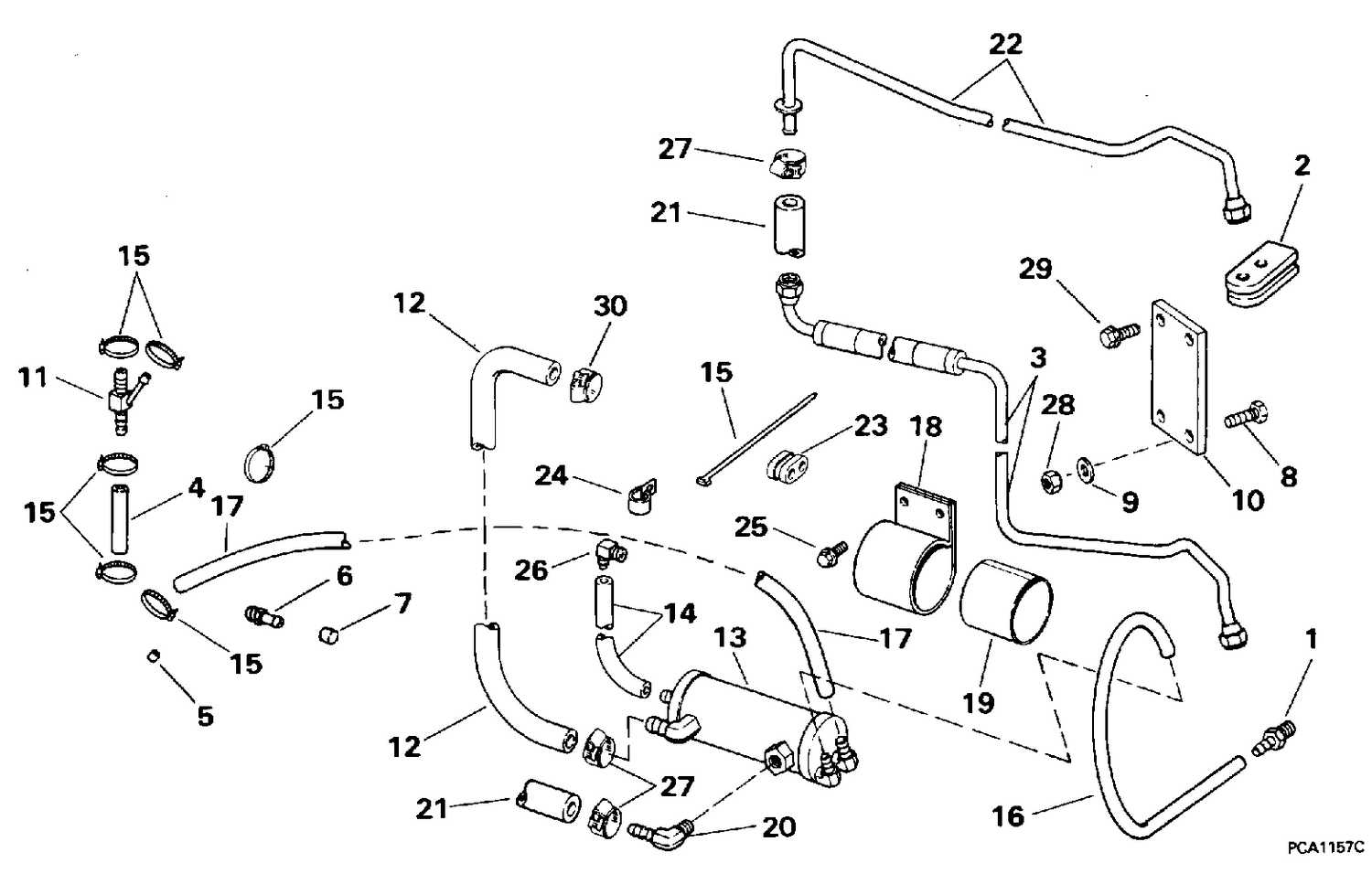 STEERING HOSE KIT