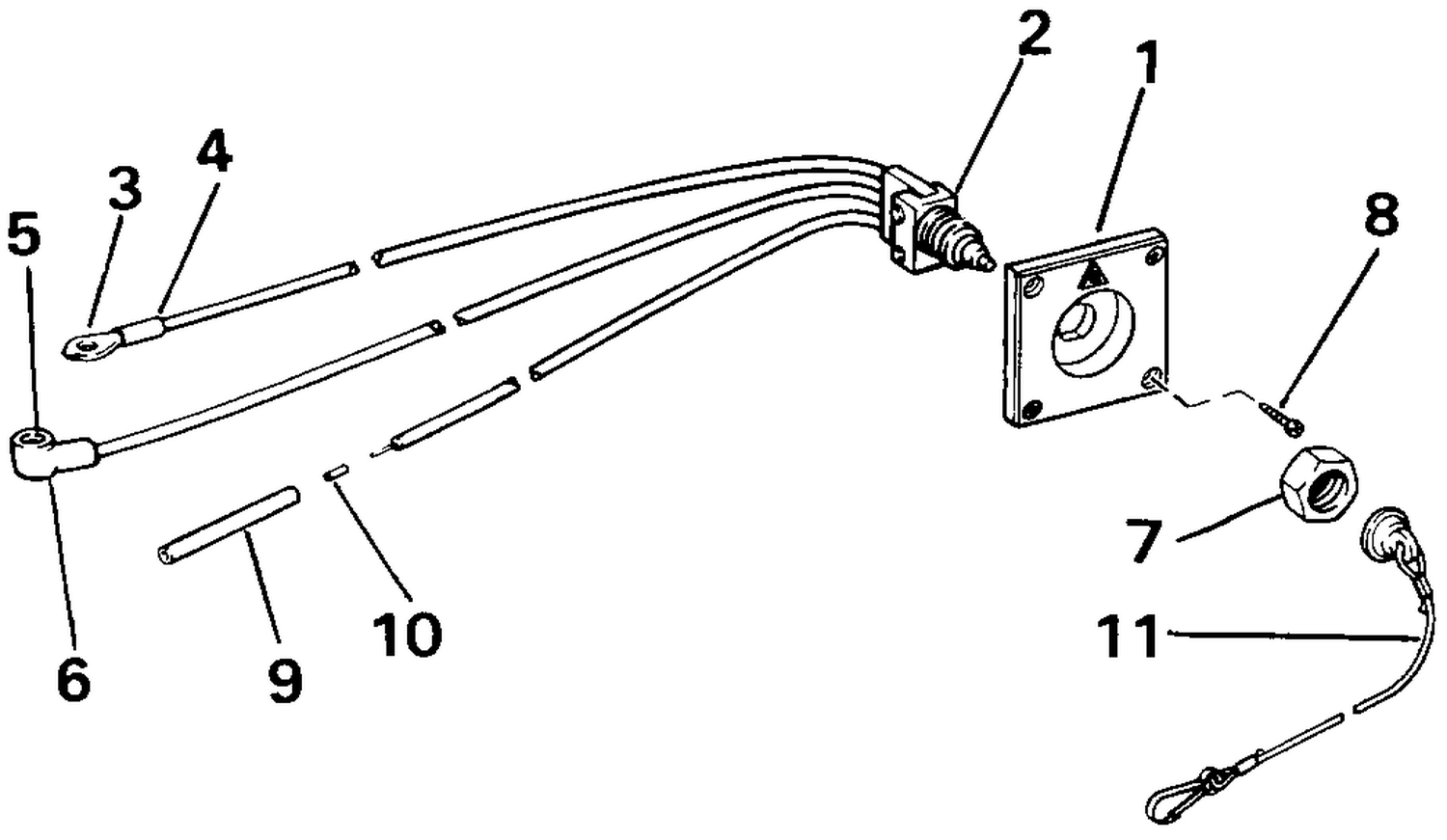 EMERGENCY IGN. CUTOFF SWITCH 9.9 & 15 WITH REM. ELEC. START