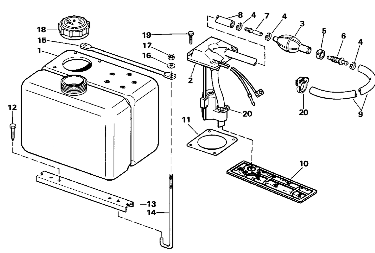 VRO OIL TANK KIT-1.8 GALLON