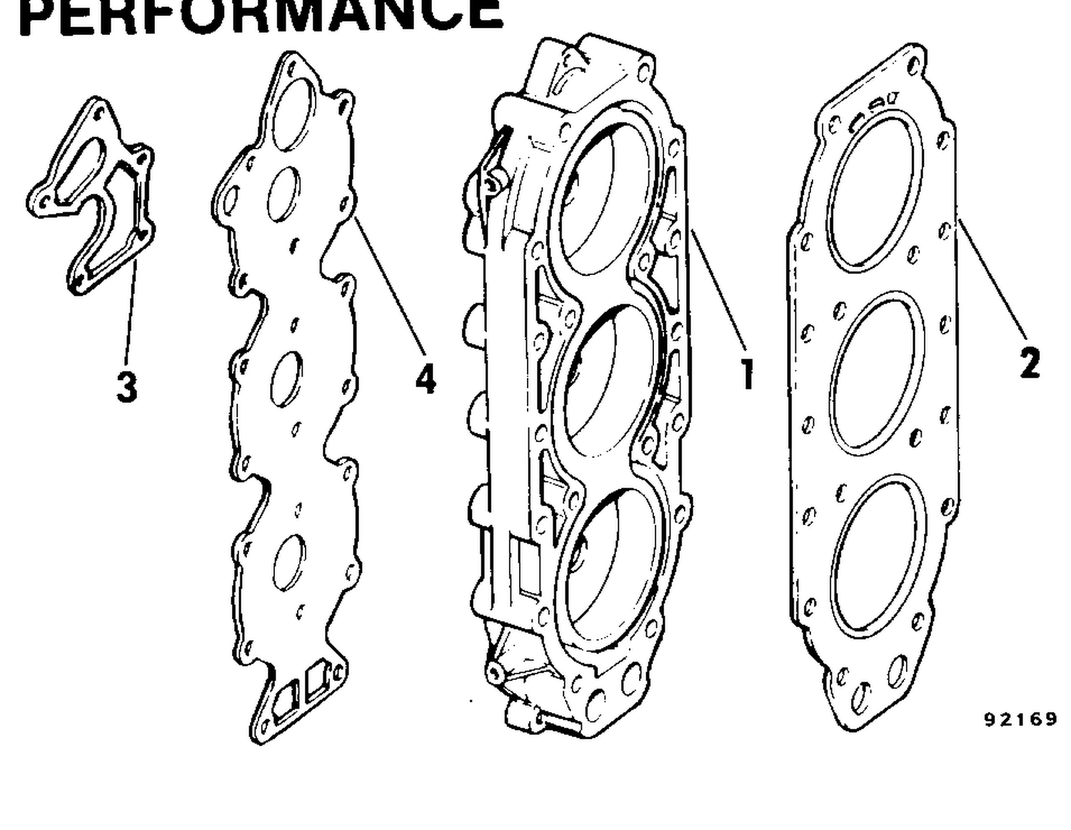 CYLINDER HEAD KIT-HIGH PERFORMANCE 75