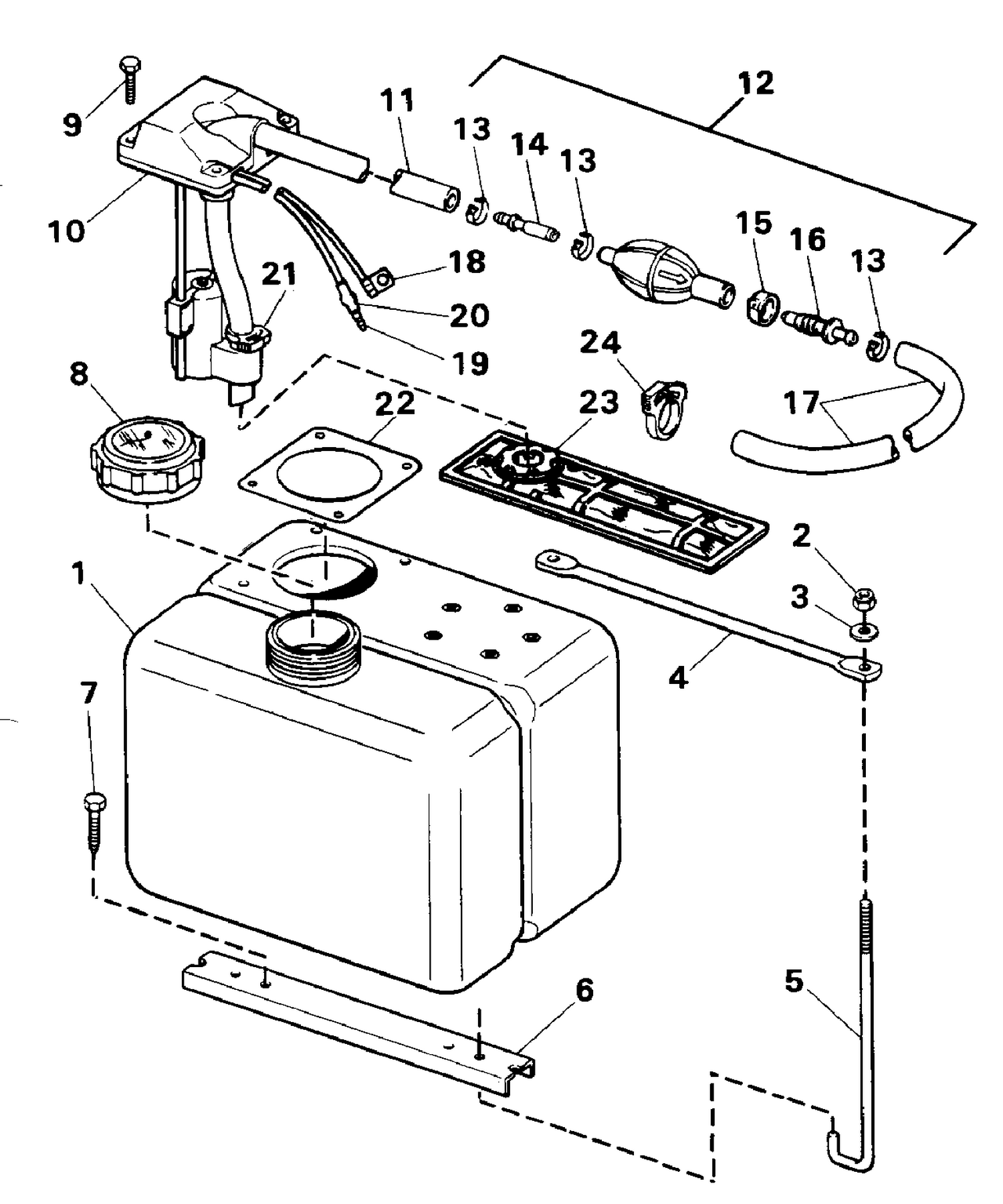 VRO OIL TANK KIT-1.8 GALLON