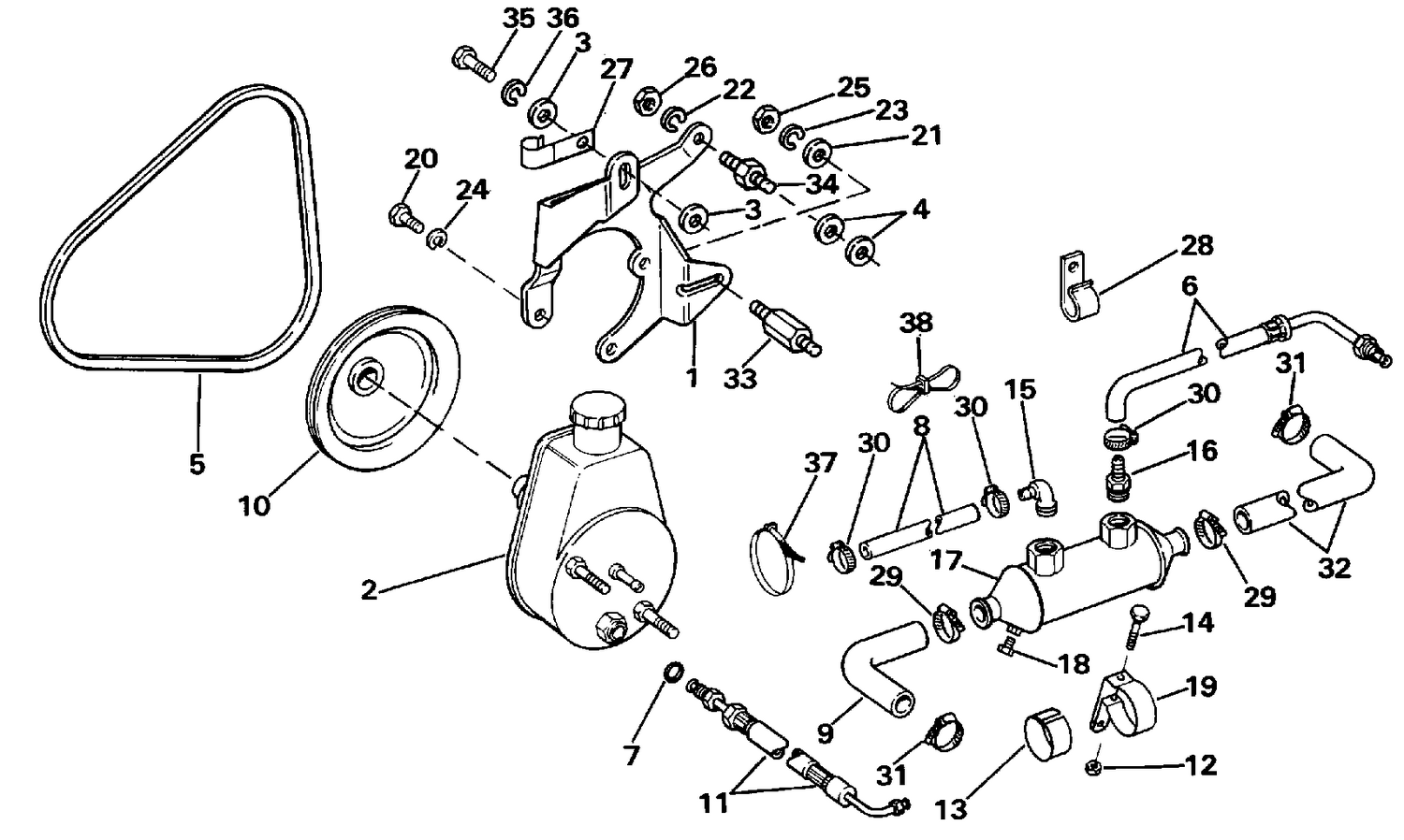 POWER STEERING PUMP