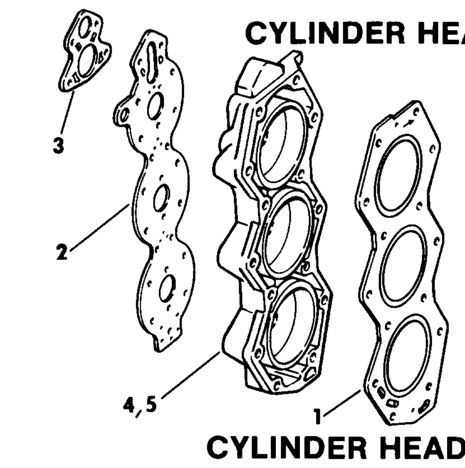 CYLINDER HEAD KIT - LOW COMPRESSION 150 - 175 - 200