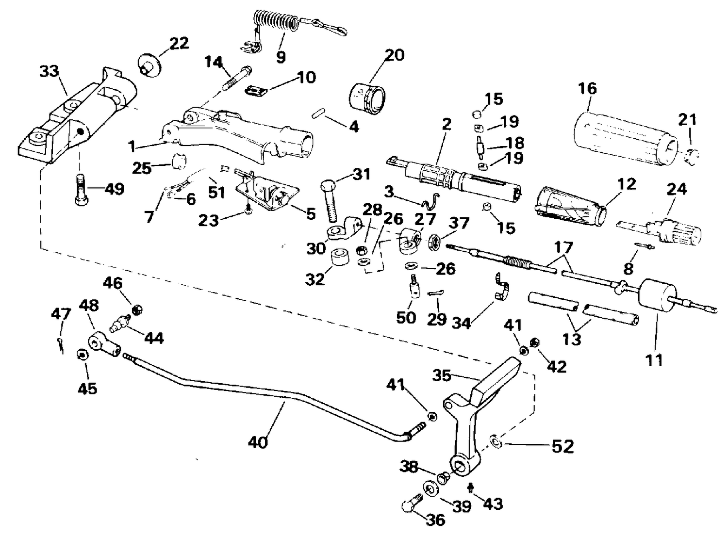 STEERING AND SHIFT HANDLE