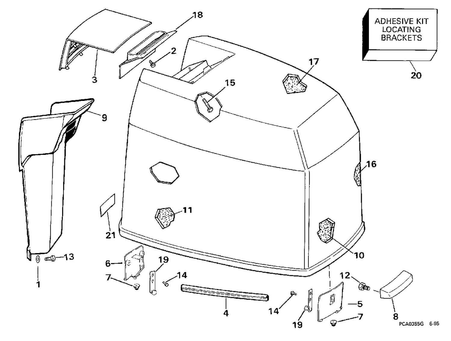 ENGINE COVER -- EVINRUDE