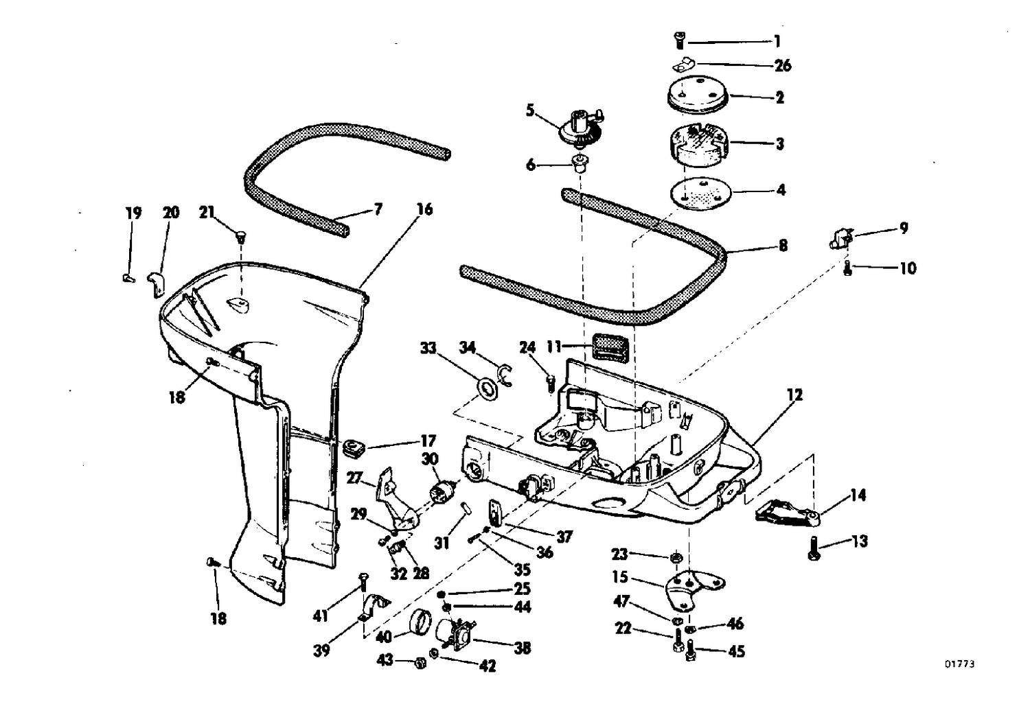 LOWER MOTOR COVER GROUP