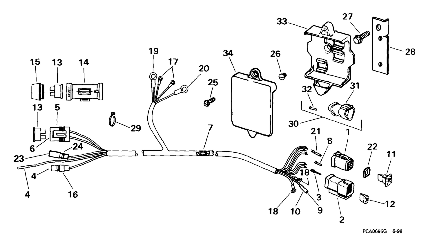 MOTOR CABLE ASSEMBLY