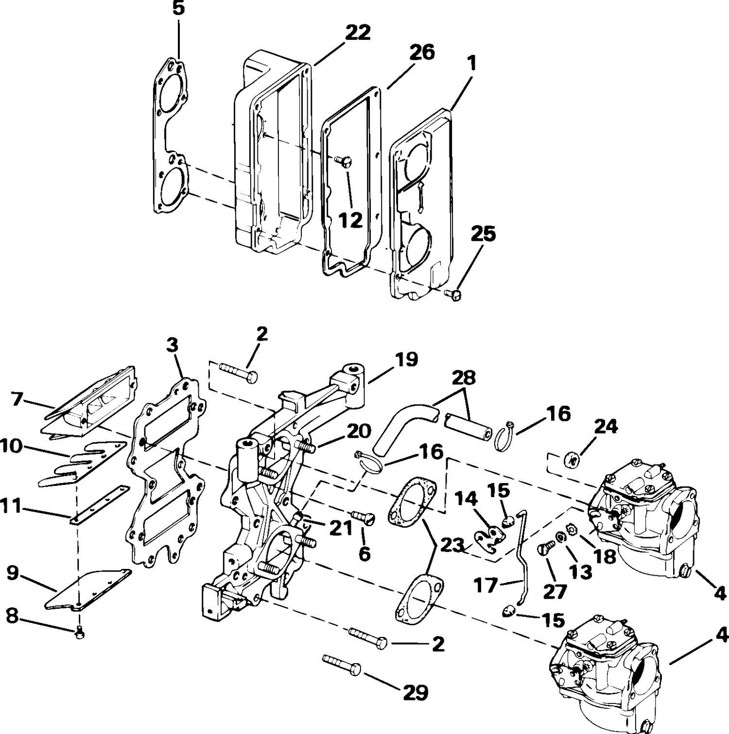 INTAKE MANIFOLD & AIR SILENCER