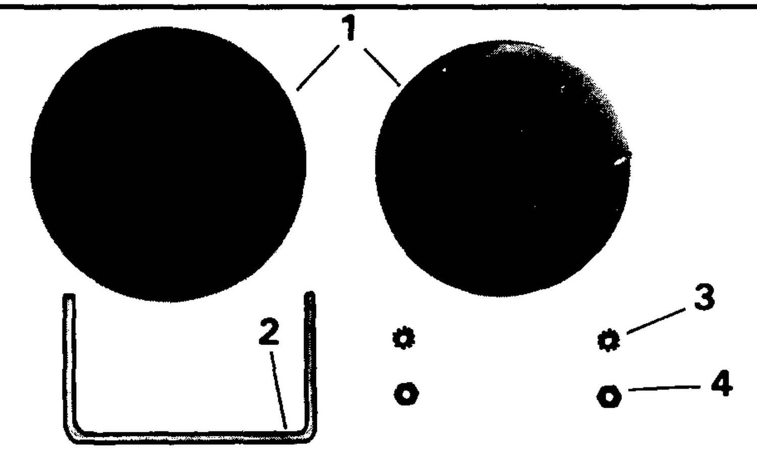 BEZEL ASSEMBLY - HOLE PLUG - 3 IN. GAUGE