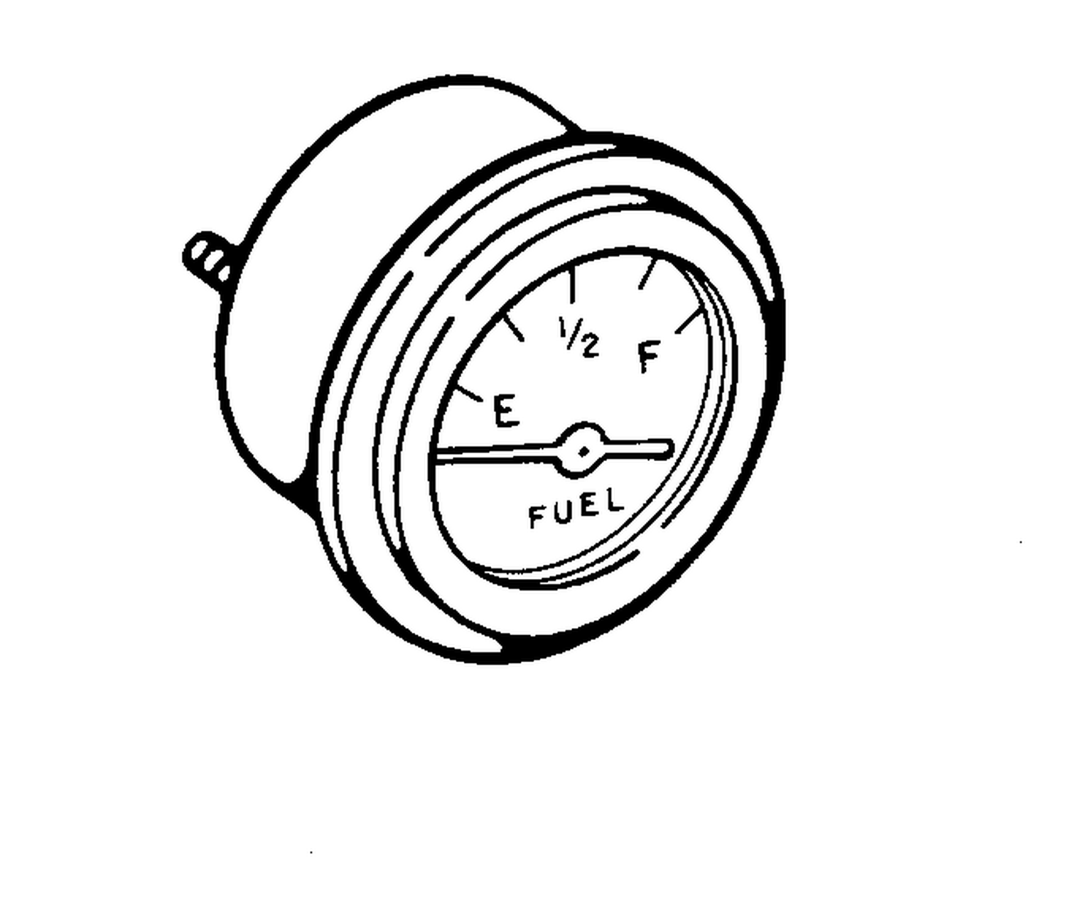 FUEL GAUGE KIT, FLUSH MOUNT