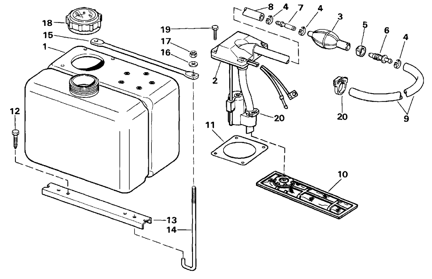 VRO OIL TANK KIT-1.8 GALLON