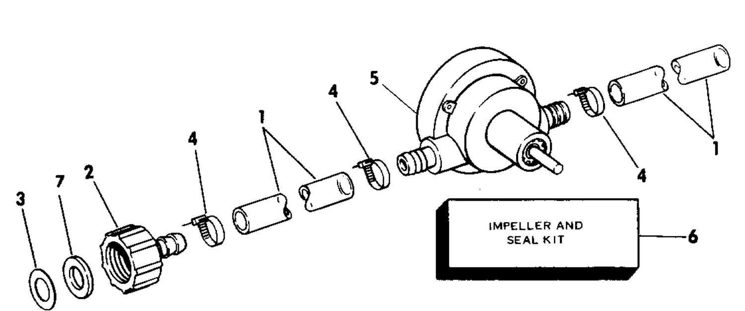 OIL DRAIN PUMP KIT - STERN DRIVE