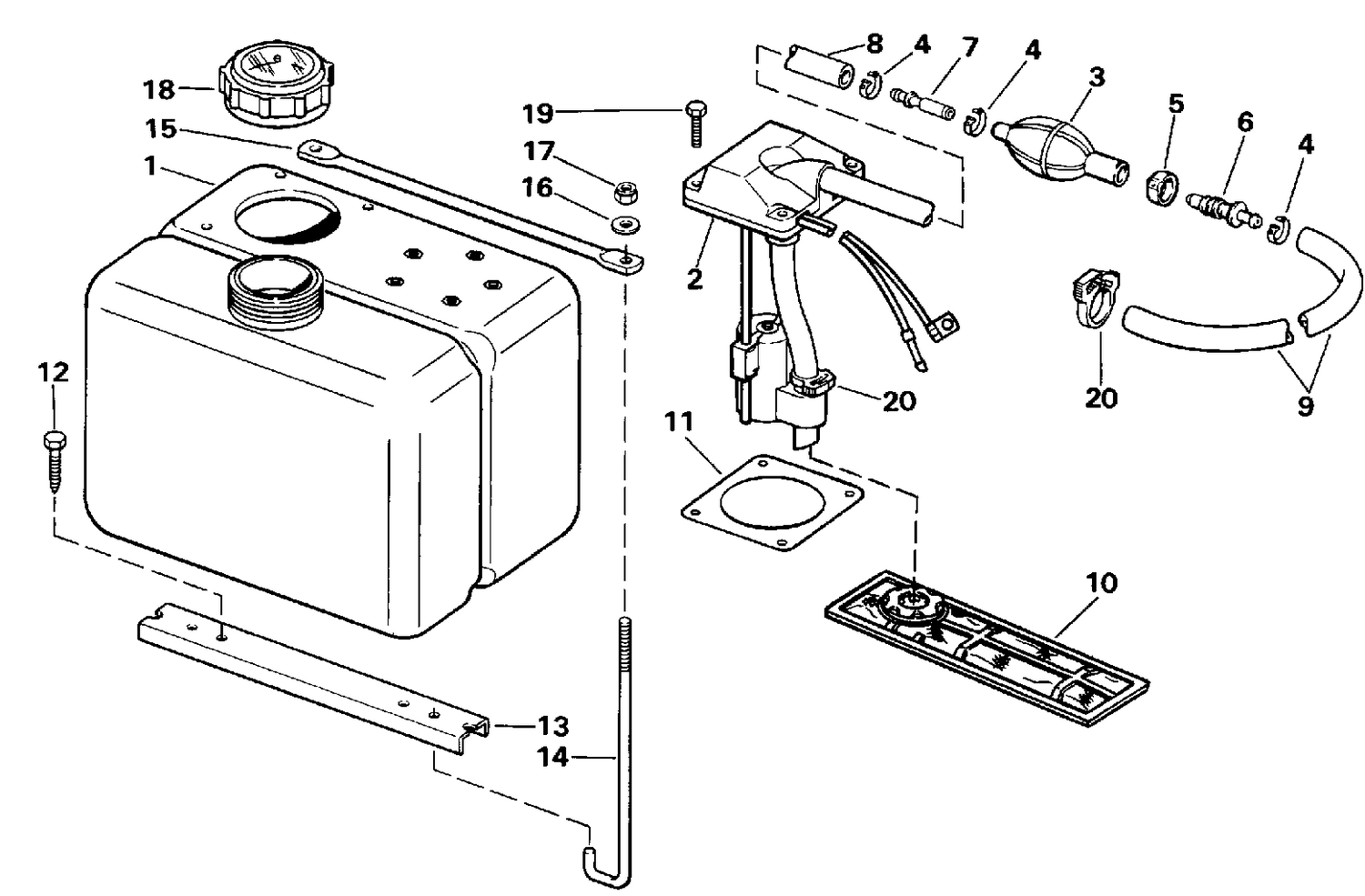 VRO OIL TANK KIT-1.8 GALLON