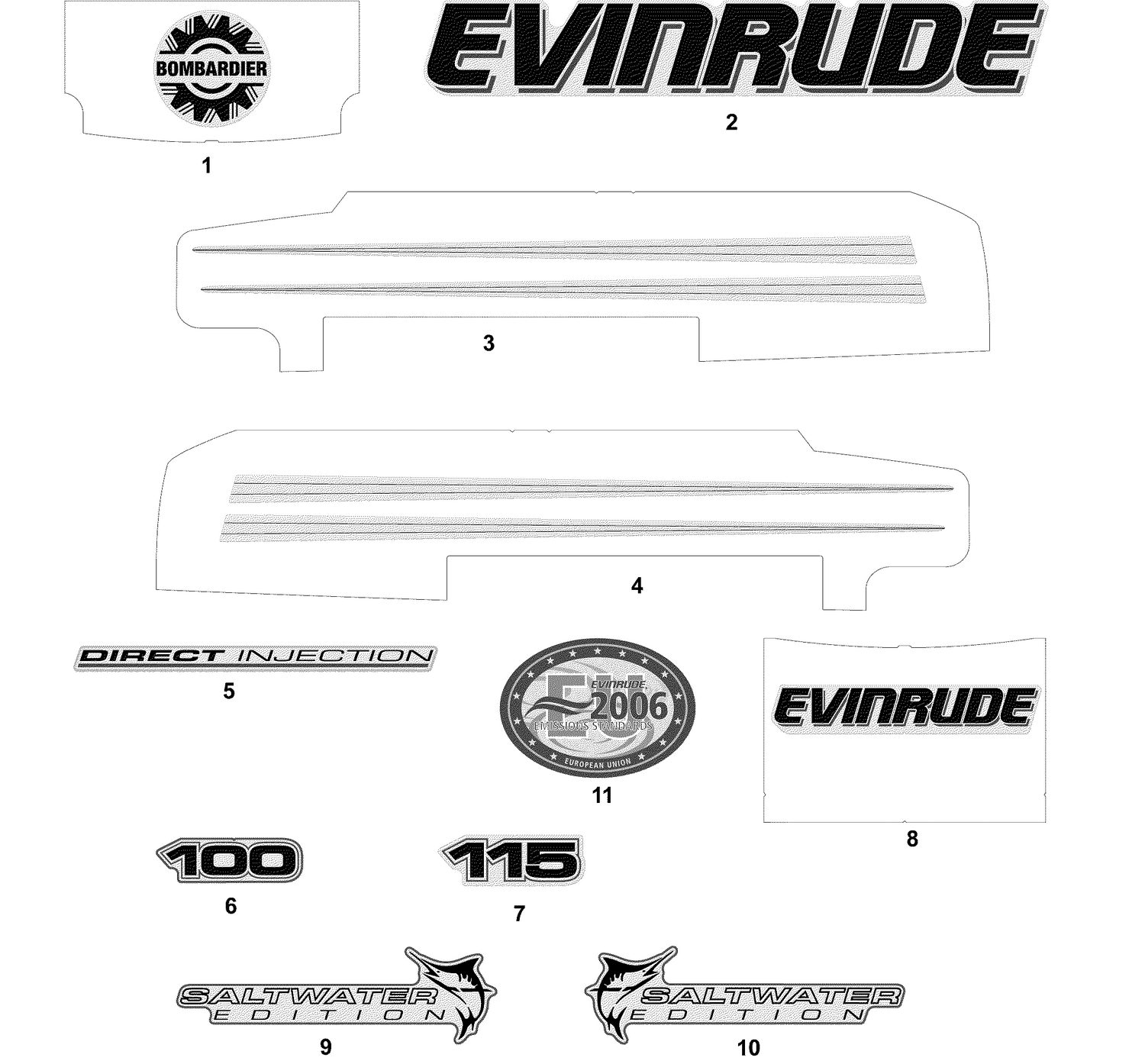 DECALS WHITE MODELS