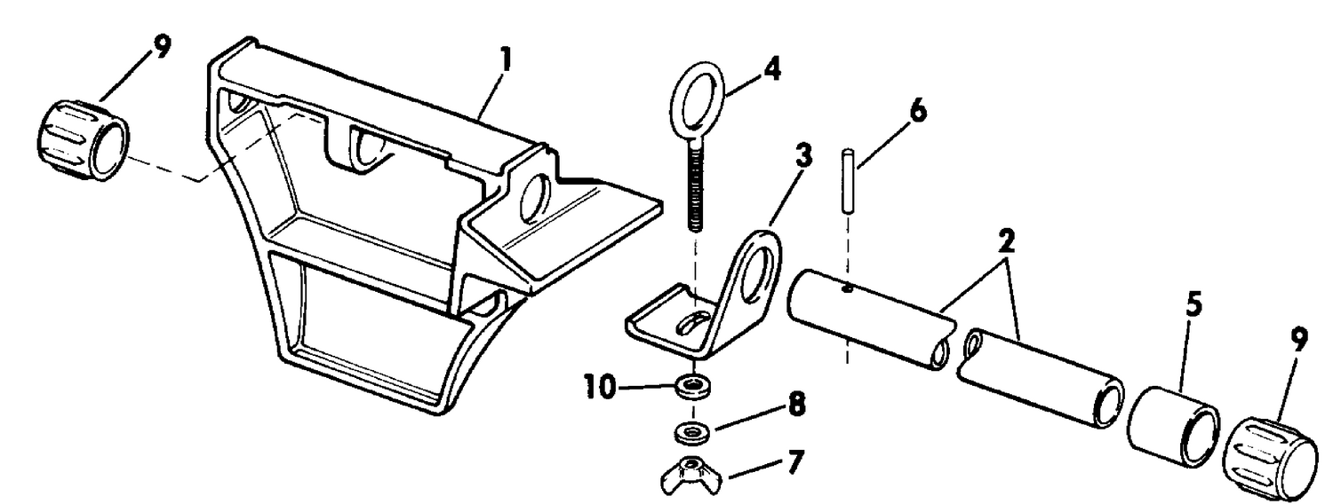 CANOE MOTOR BRACKET KIT