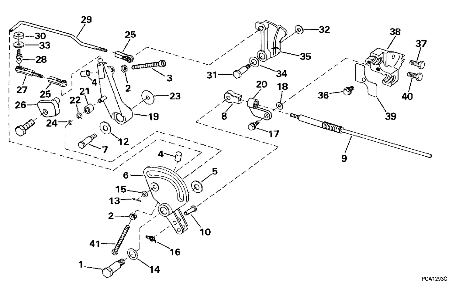 SHIFT & THROTTLE LINKAGE