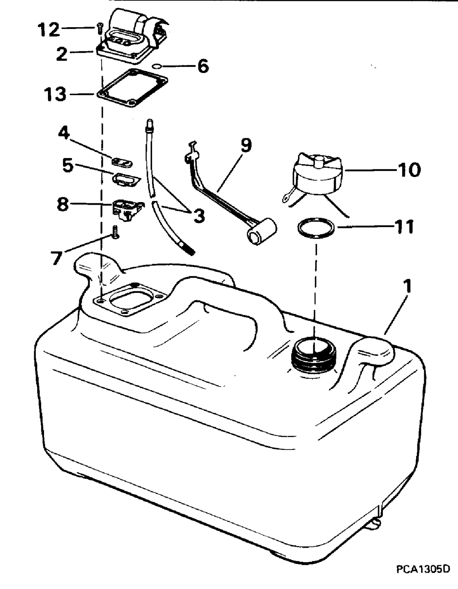 FUEL TANK - 6 GALLON