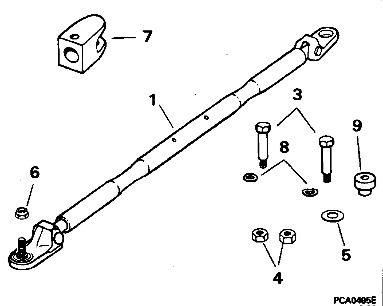 ADJUST. TIE BAR KIT-V6 DUAL ENG PWR STRNG-COUNTER ROTATION