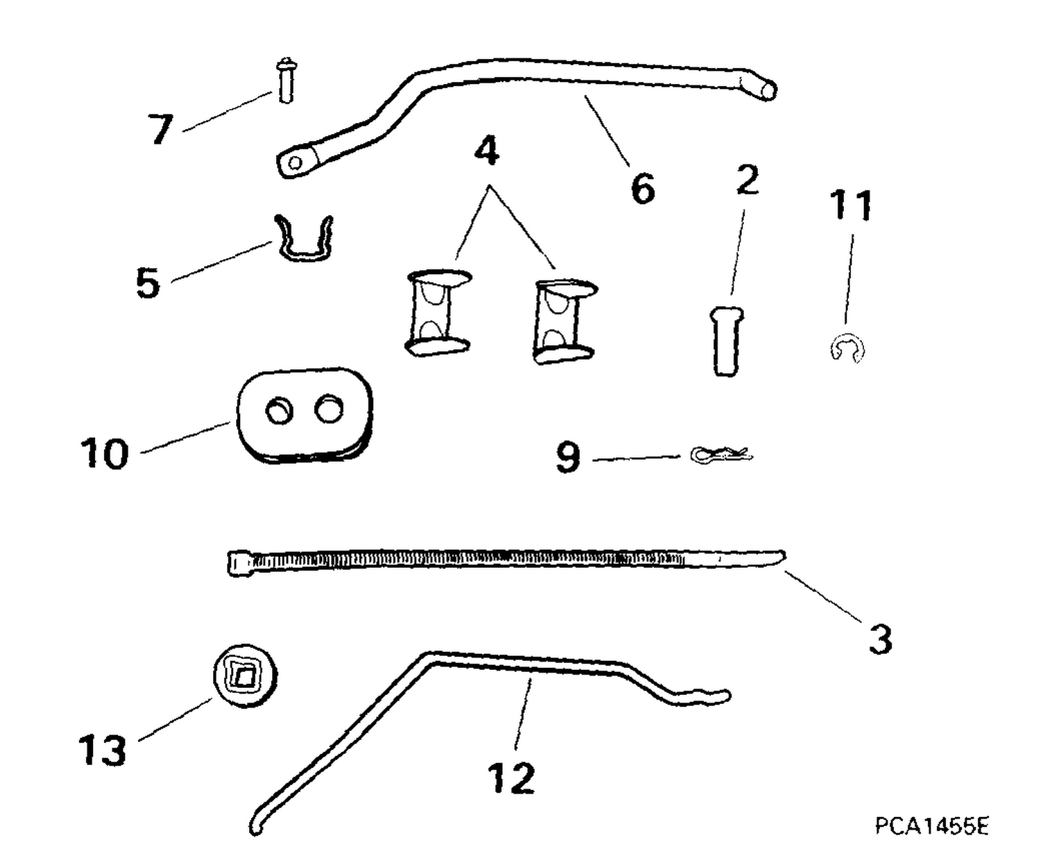 REMOTE CONTROL ADAPTER KIT -- 5, 6 (4-STROKE)